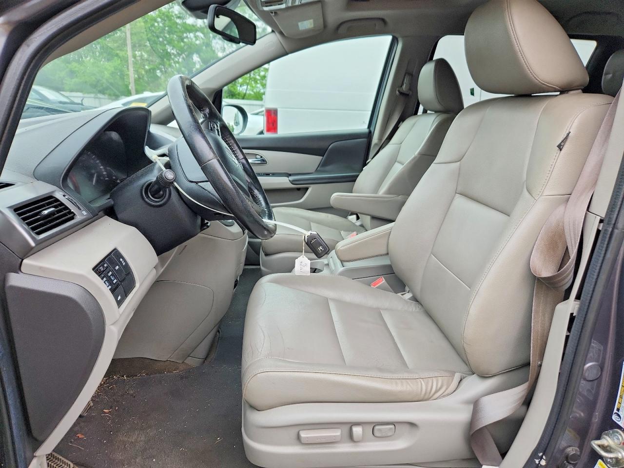 2014 Honda Odyssey Exl Gray vin: 5FNRL5H66EB074147