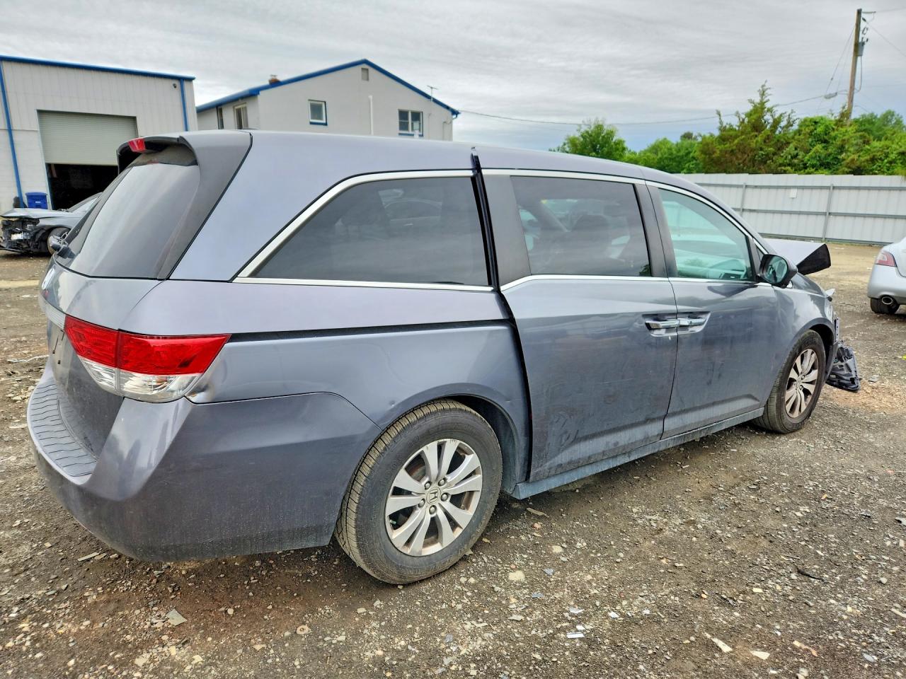 2014 Honda Odyssey Exl Gray vin: 5FNRL5H66EB074147