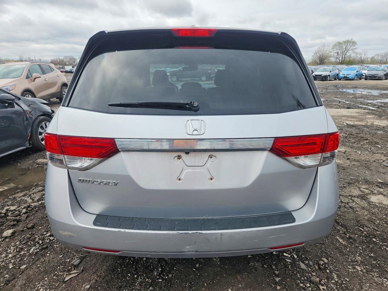 2014 Honda Odyssey Exl Gray vin: 5FNRL5H66EB089473
