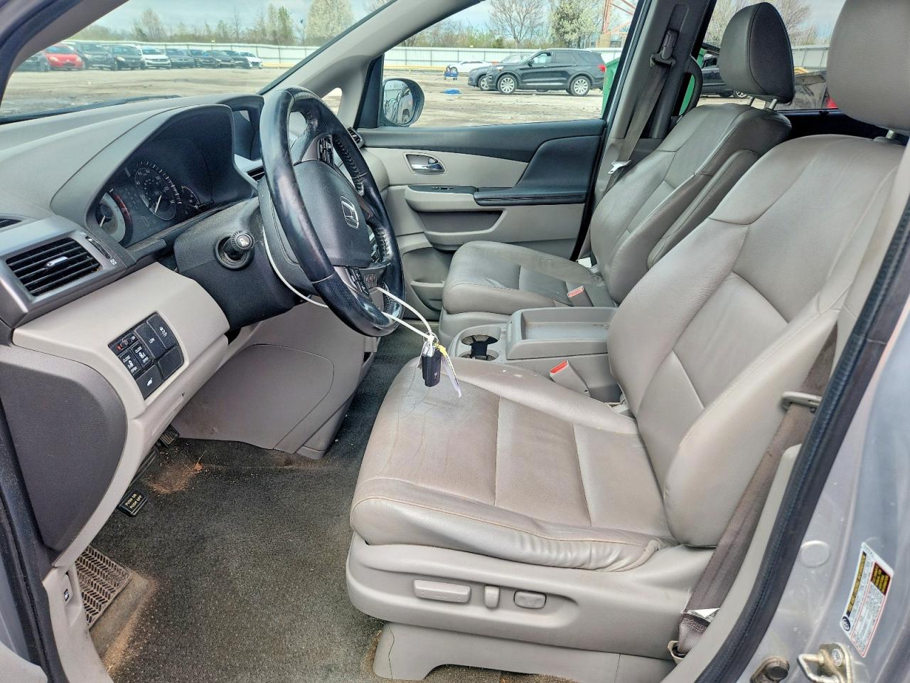 2014 Honda Odyssey Exl Gray vin: 5FNRL5H66EB089473