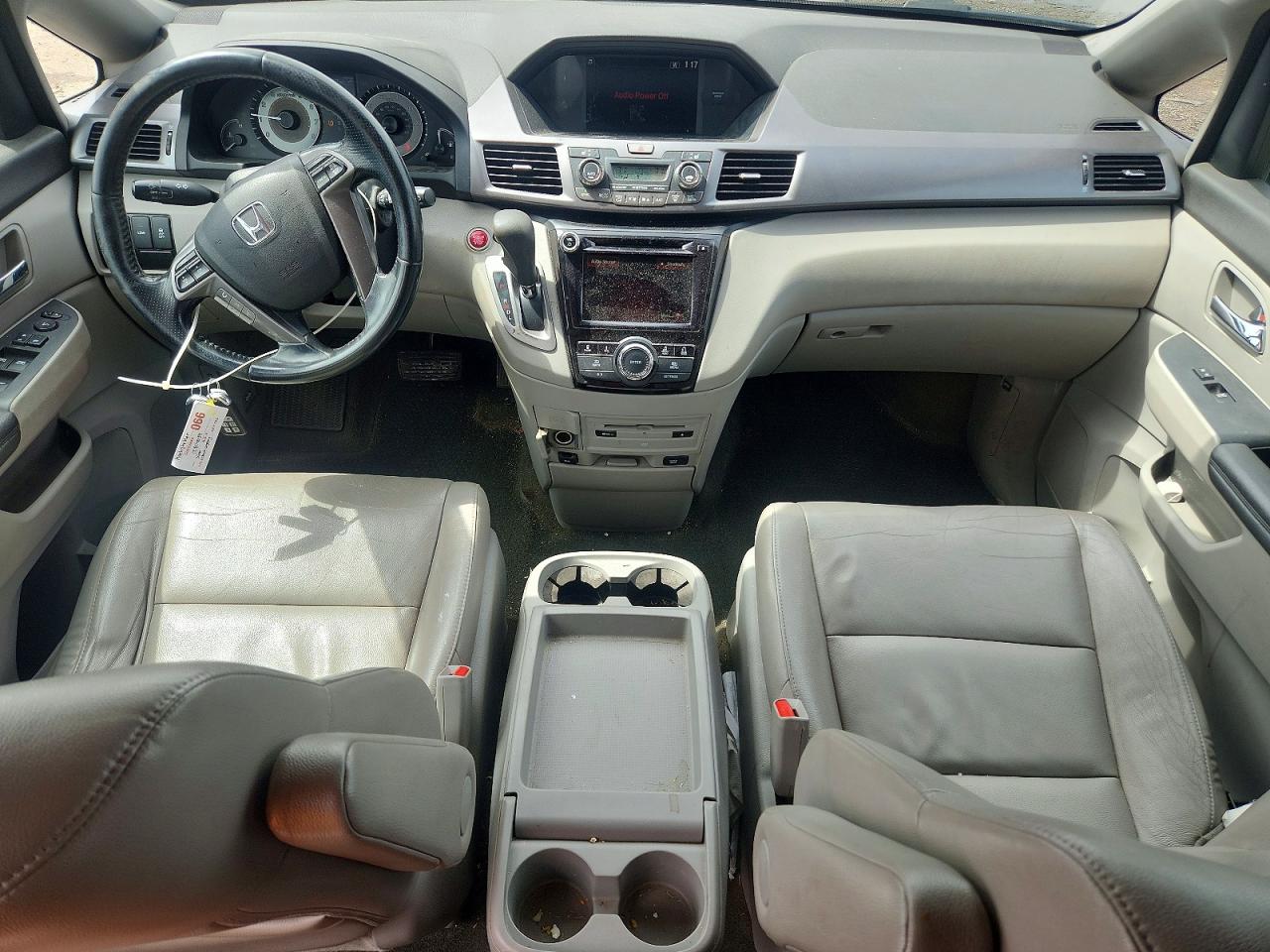 2014 Honda Odyssey Exl Gray vin: 5FNRL5H66EB089473