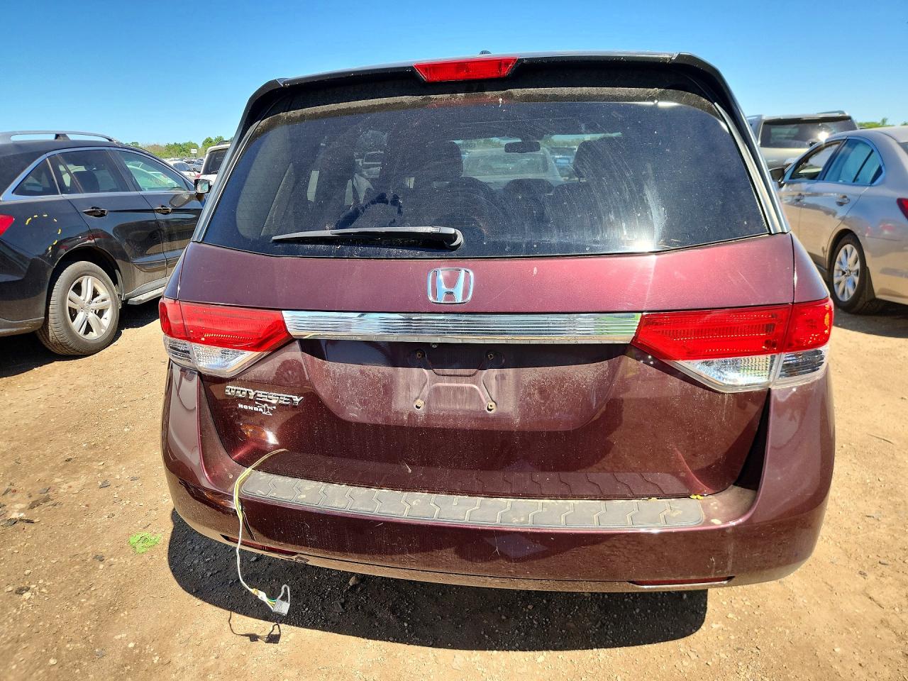 2014 Honda Odyssey Exl Бордовый vin: 5FNRL5H66EB092518