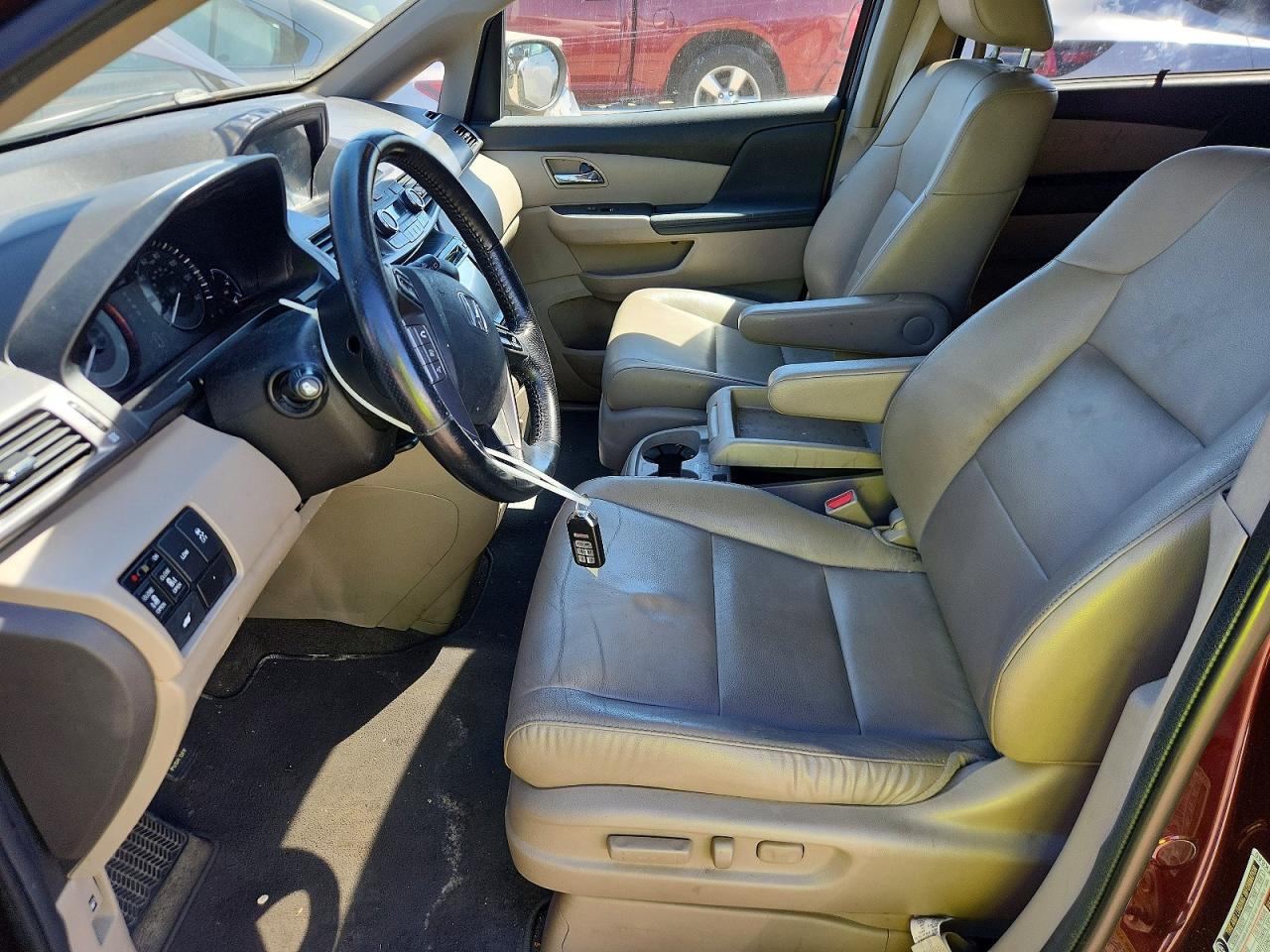 2014 Honda Odyssey Exl Бордовый vin: 5FNRL5H66EB092518