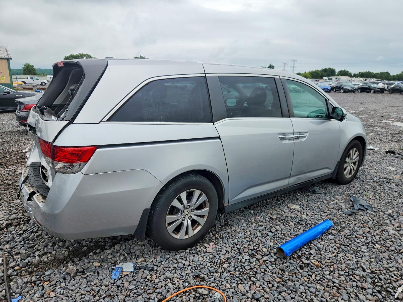 2014 Honda Odyssey Exl Silver vin: 5FNRL5H66EB096228