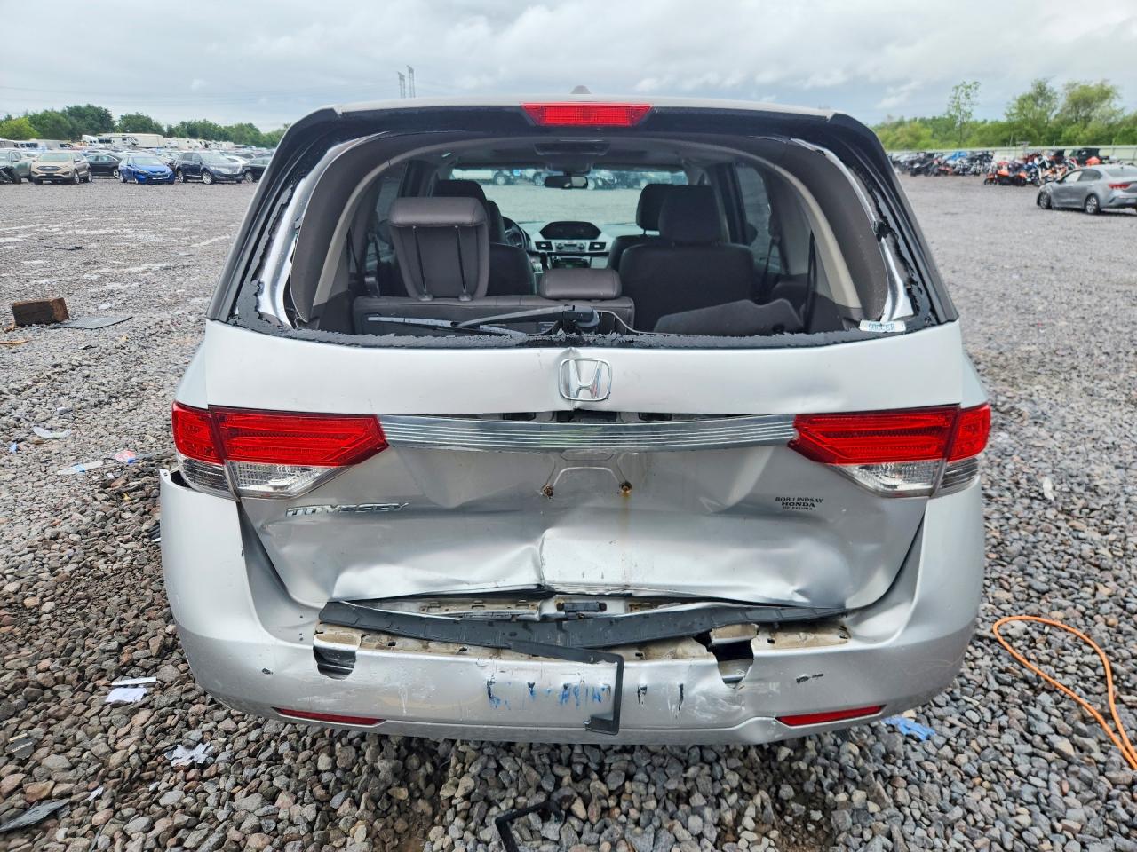 2014 Honda Odyssey Exl Silver vin: 5FNRL5H66EB096228