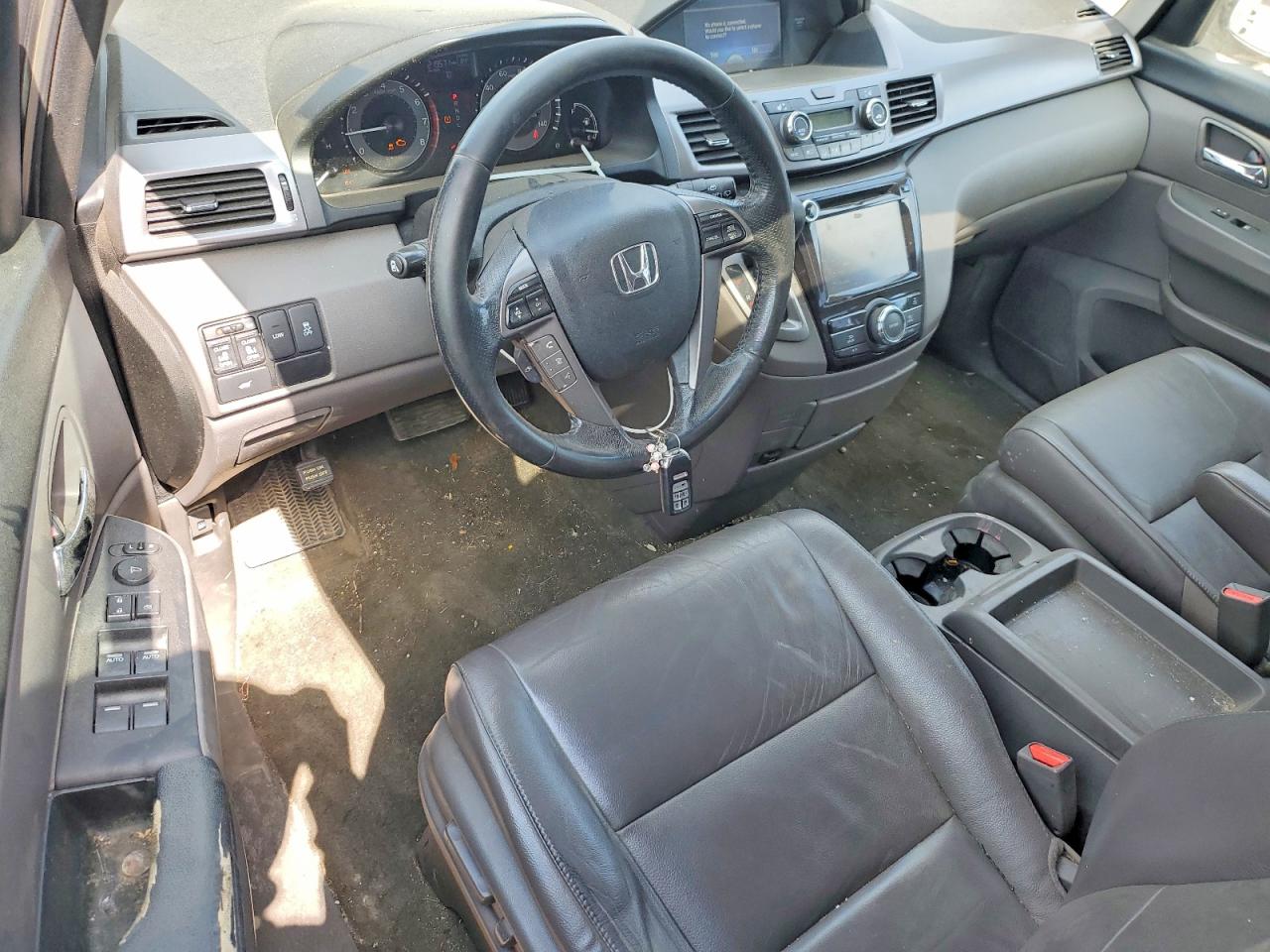 2014 Honda Odyssey Exl Серый vin: 5FNRL5H66EB127932