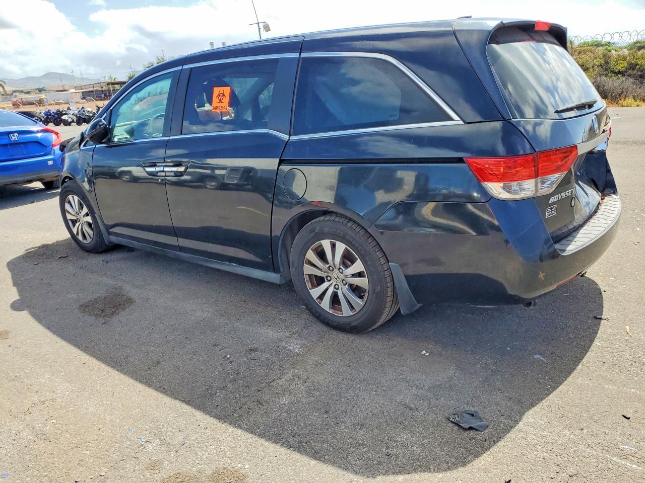 2014 Honda Odyssey Exl Black vin: 5FNRL5H66EB130281