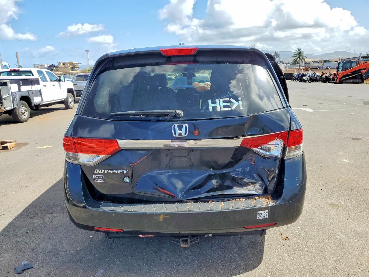 2014 Honda Odyssey Exl Black vin: 5FNRL5H66EB130281