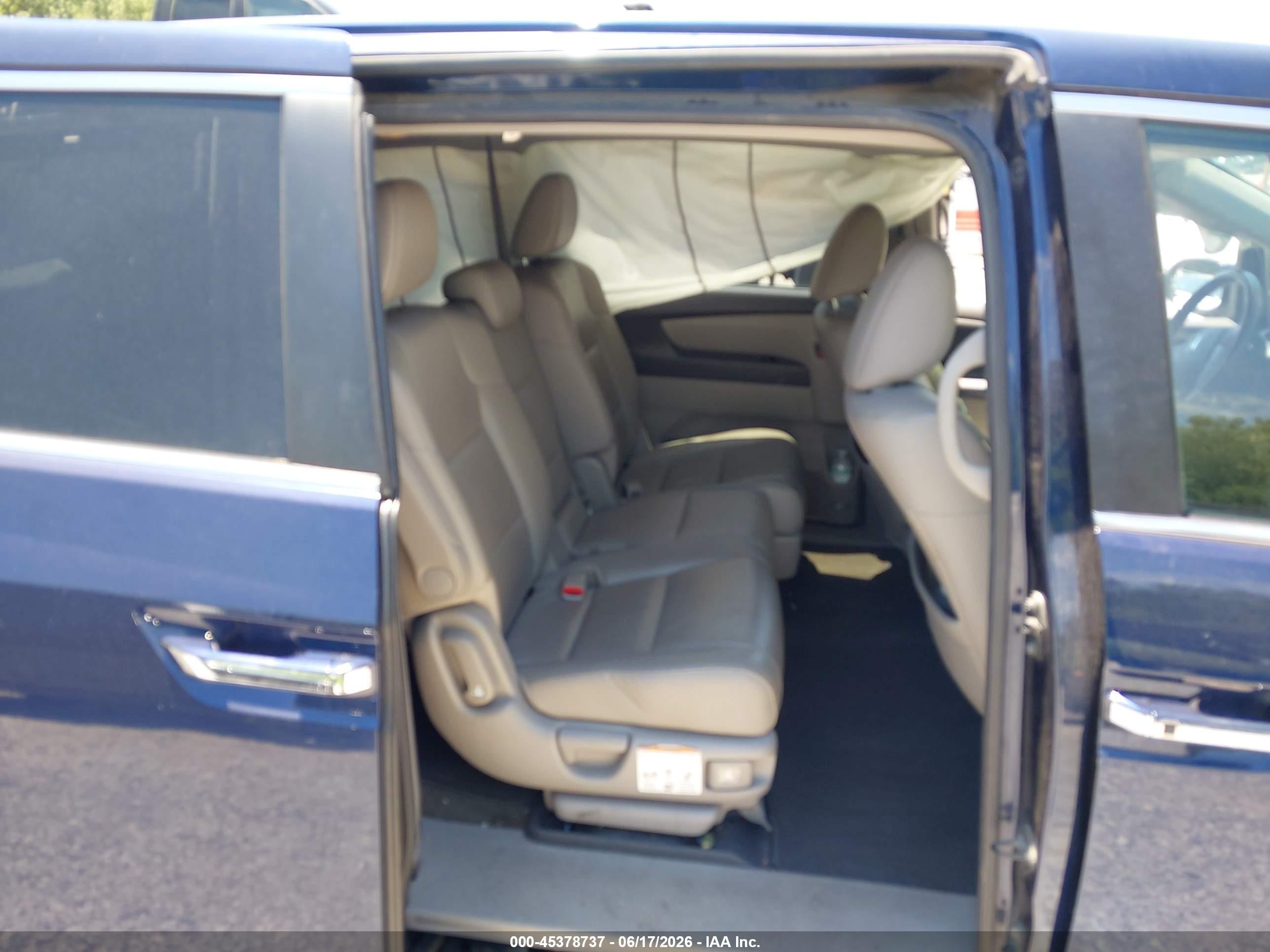 2014 Honda Odyssey Ex-l Синий vin: 5FNRL5H66EB133245