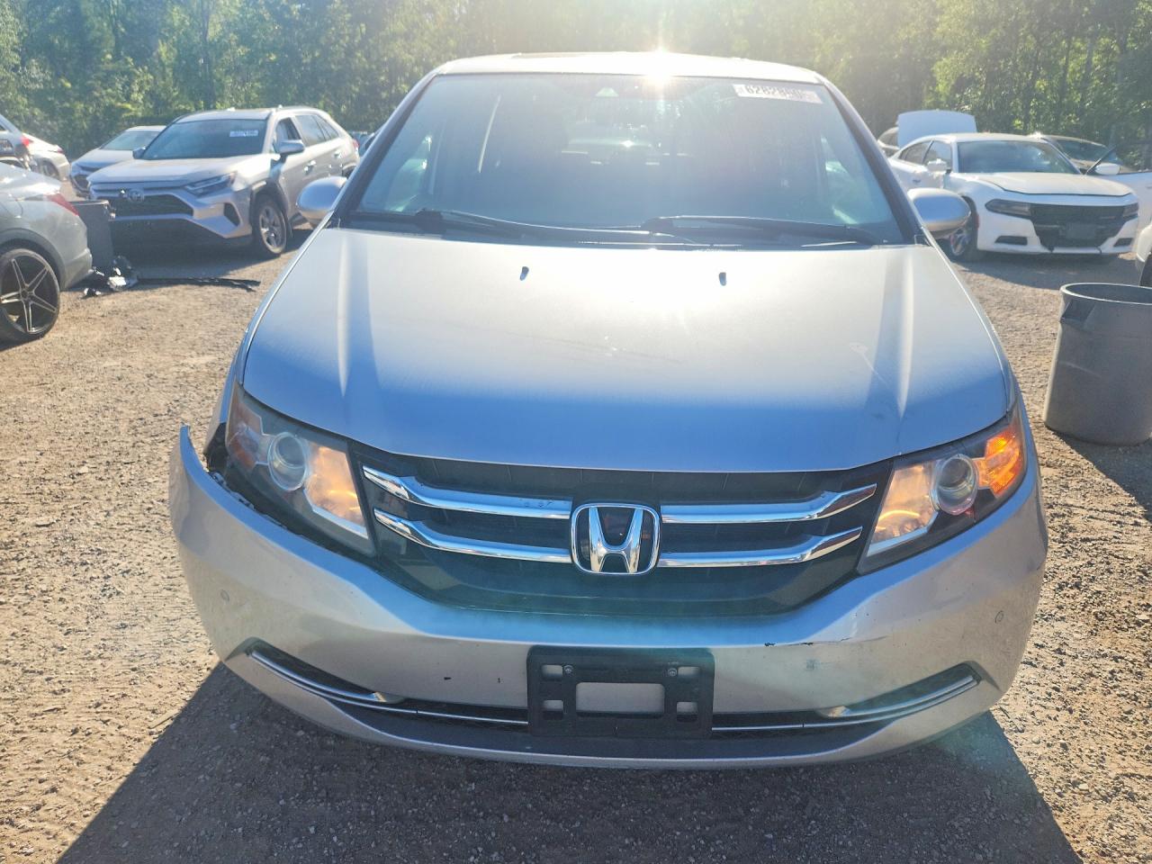 2014 Honda Odyssey Exl Silver vin: 5FNRL5H66EB506512