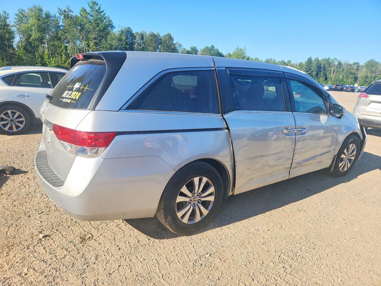 2014 Honda Odyssey Exl Silver vin: 5FNRL5H66EB506512