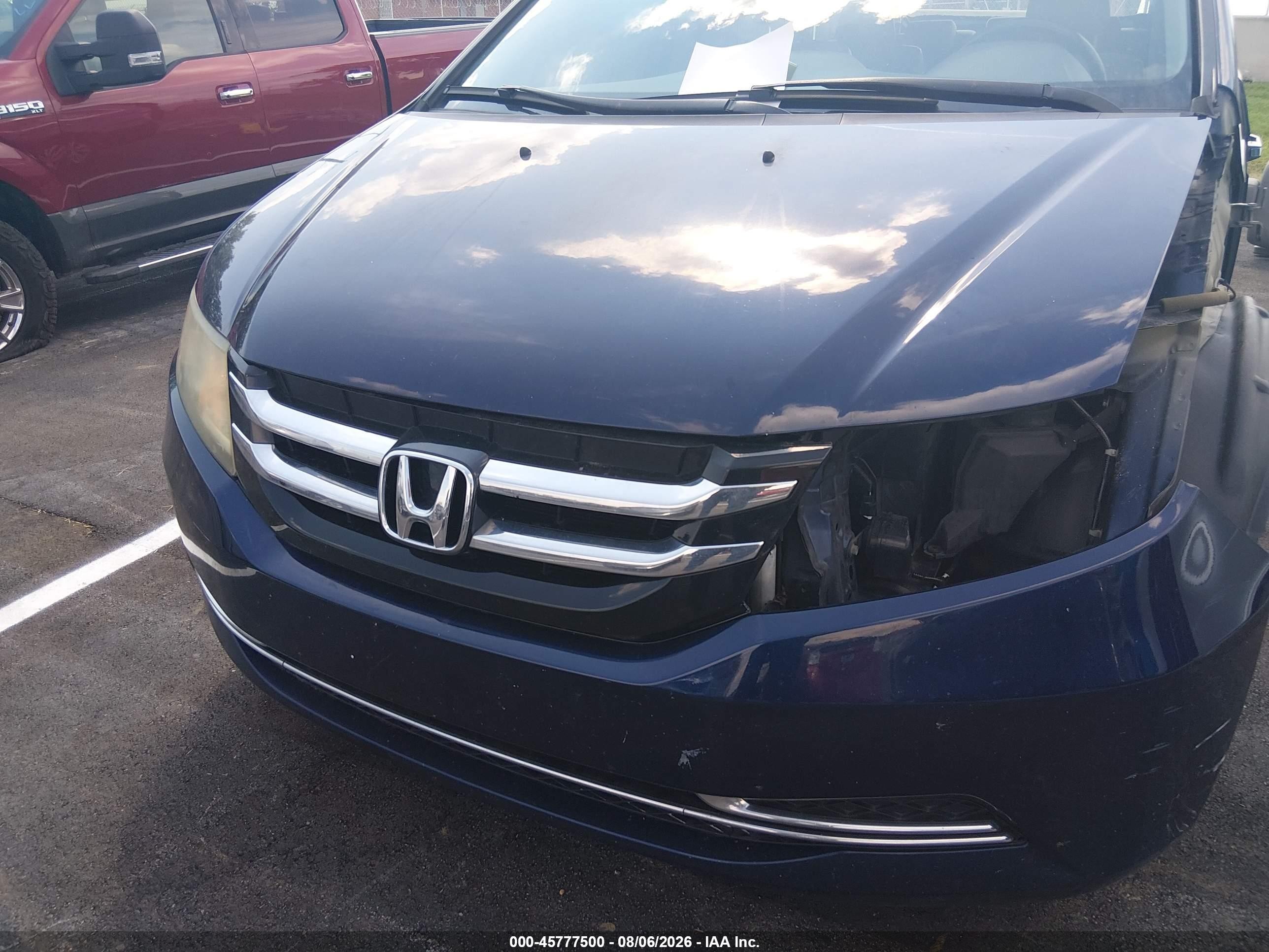 2015 Honda Odyssey Ex-l Blue vin: 5FNRL5H66FB001720