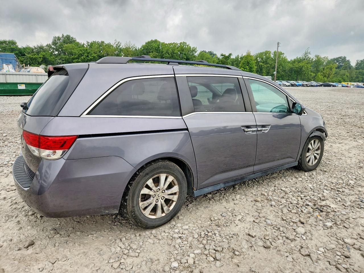 2015 Honda Odyssey Exl Gray vin: 5FNRL5H66FB008067