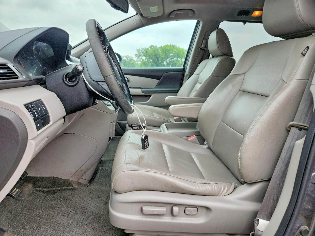 2015 Honda Odyssey Exl Gray vin: 5FNRL5H66FB008067