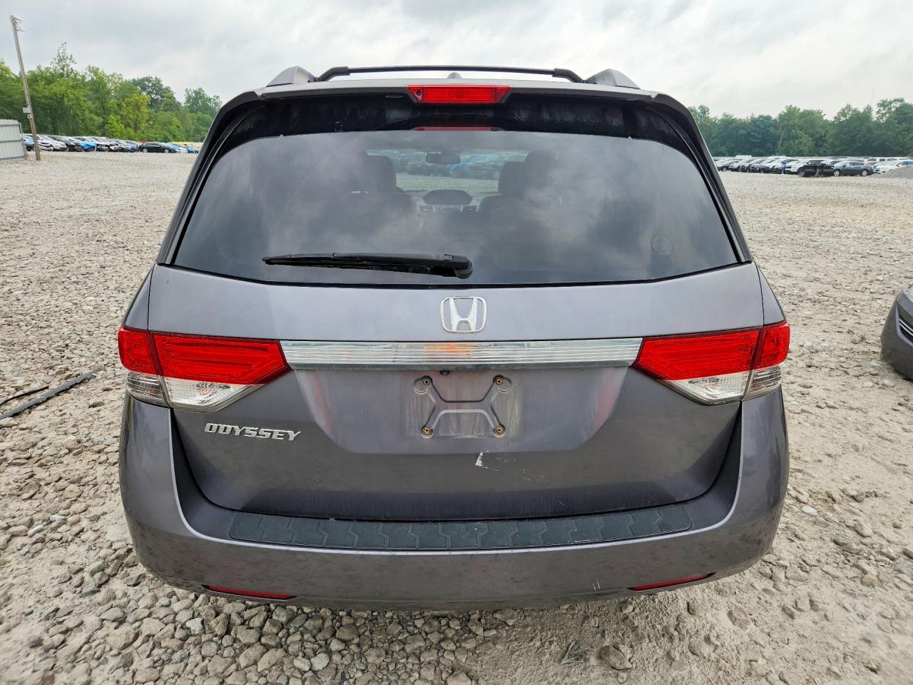 2015 Honda Odyssey Exl Gray vin: 5FNRL5H66FB008067