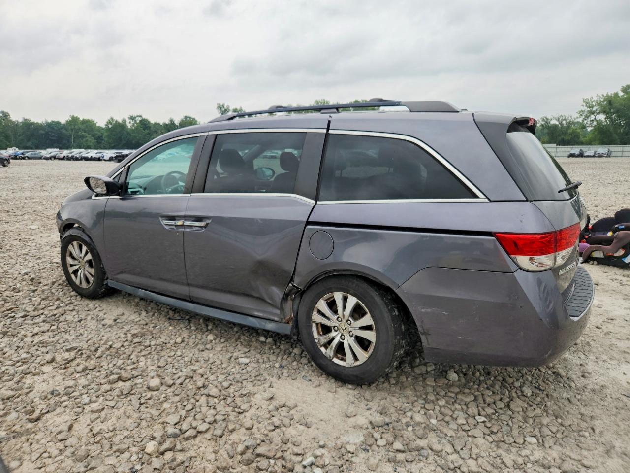 2015 Honda Odyssey Exl Gray vin: 5FNRL5H66FB008067