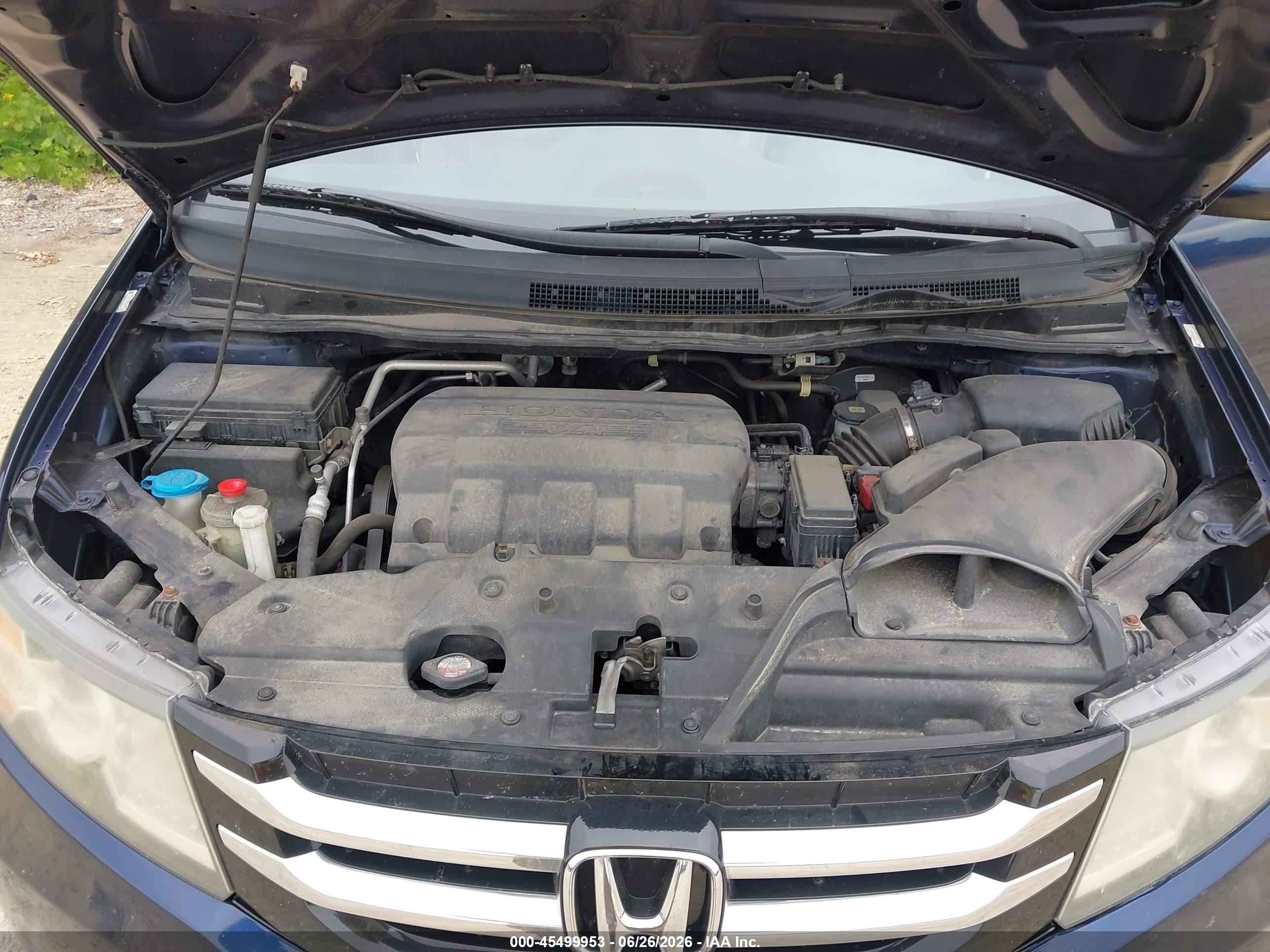 2015 Honda Odyssey Ex-l Blue vin: 5FNRL5H66FB008697