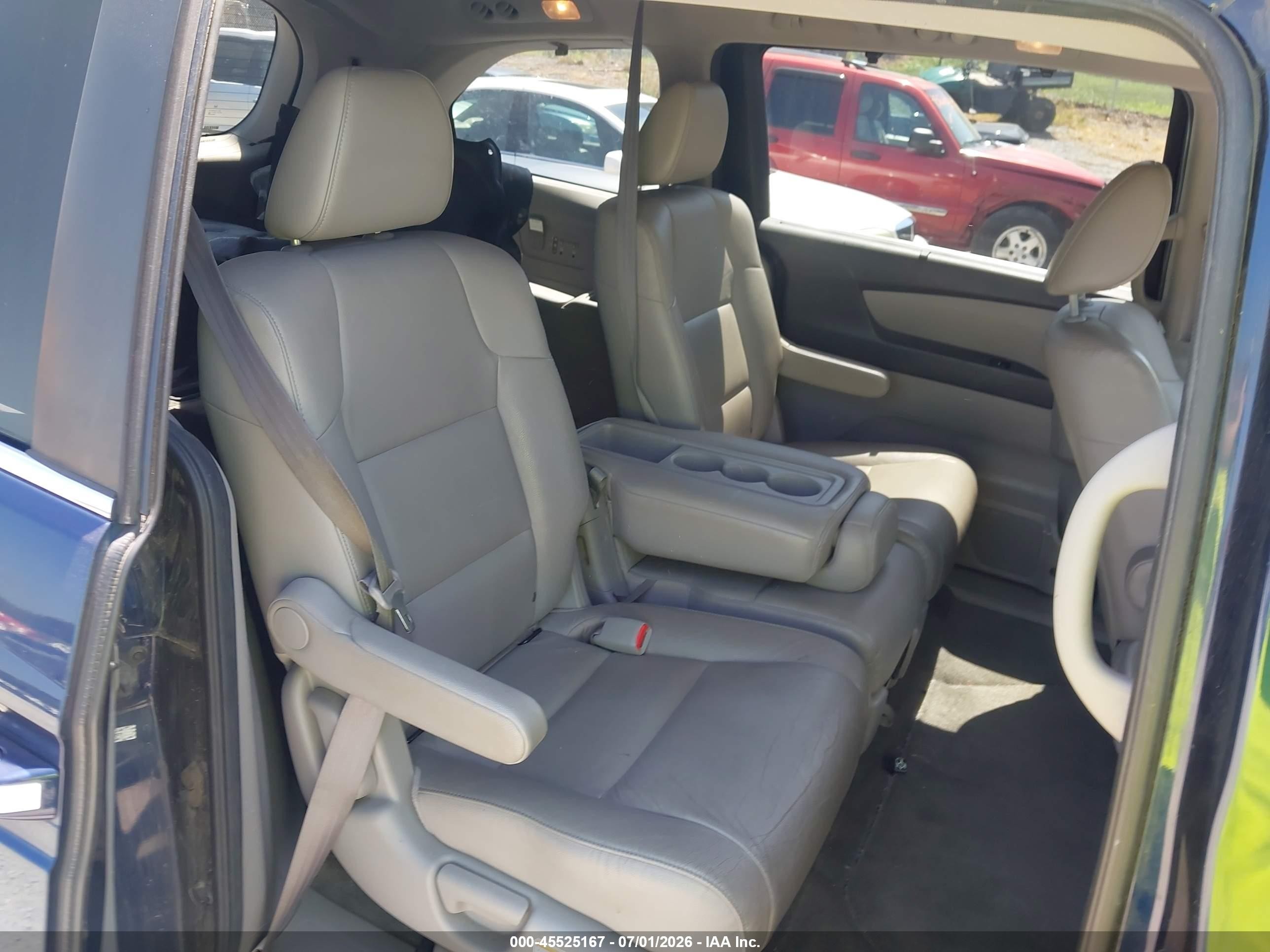 2015 Honda Odyssey Ex-l Blue vin: 5FNRL5H66FB022373