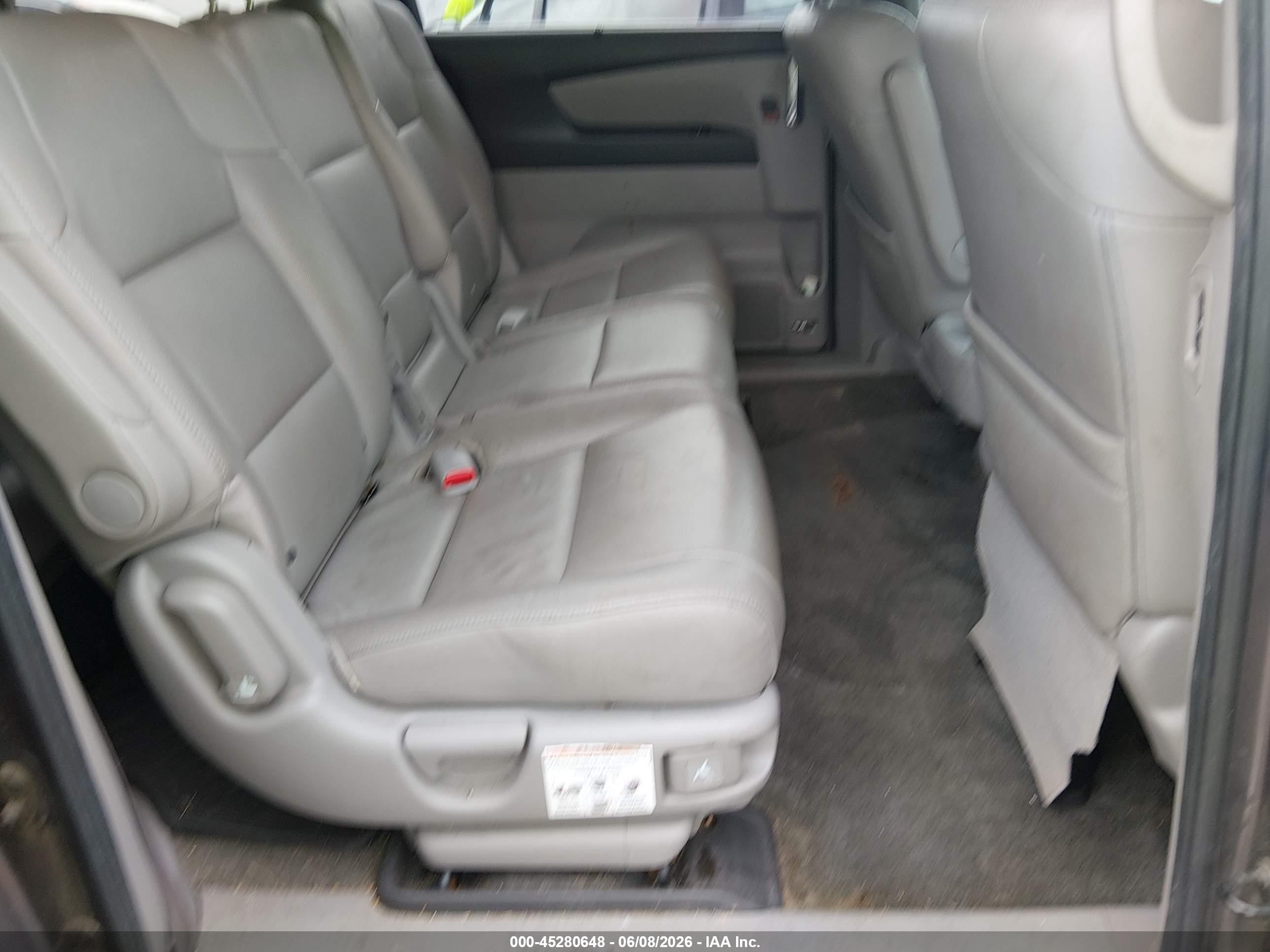 2015 Honda Odyssey Ex-l Gray vin: 5FNRL5H66FB031526