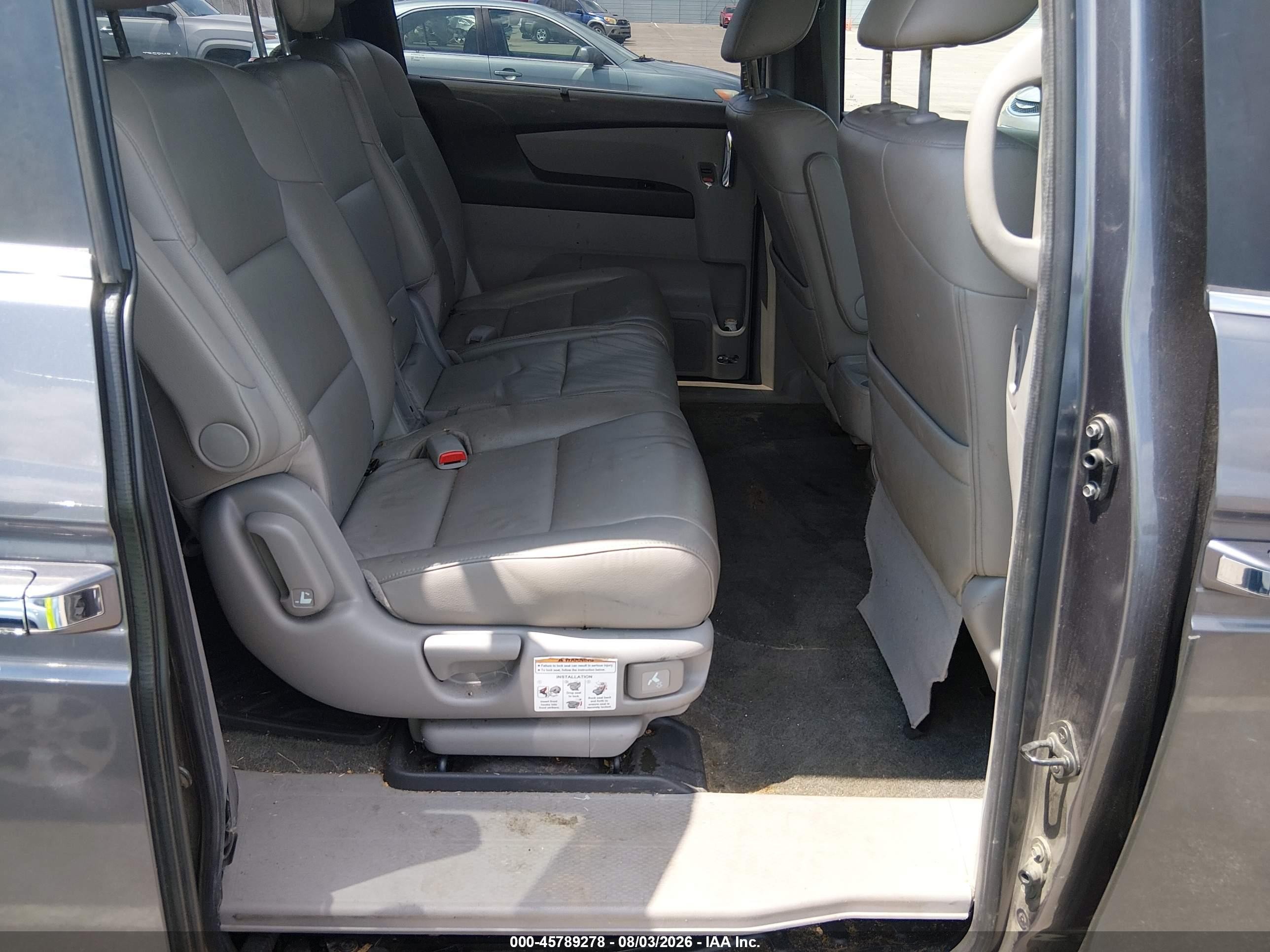 2015 Honda Odyssey Ex-l Серый vin: 5FNRL5H66FB031526
