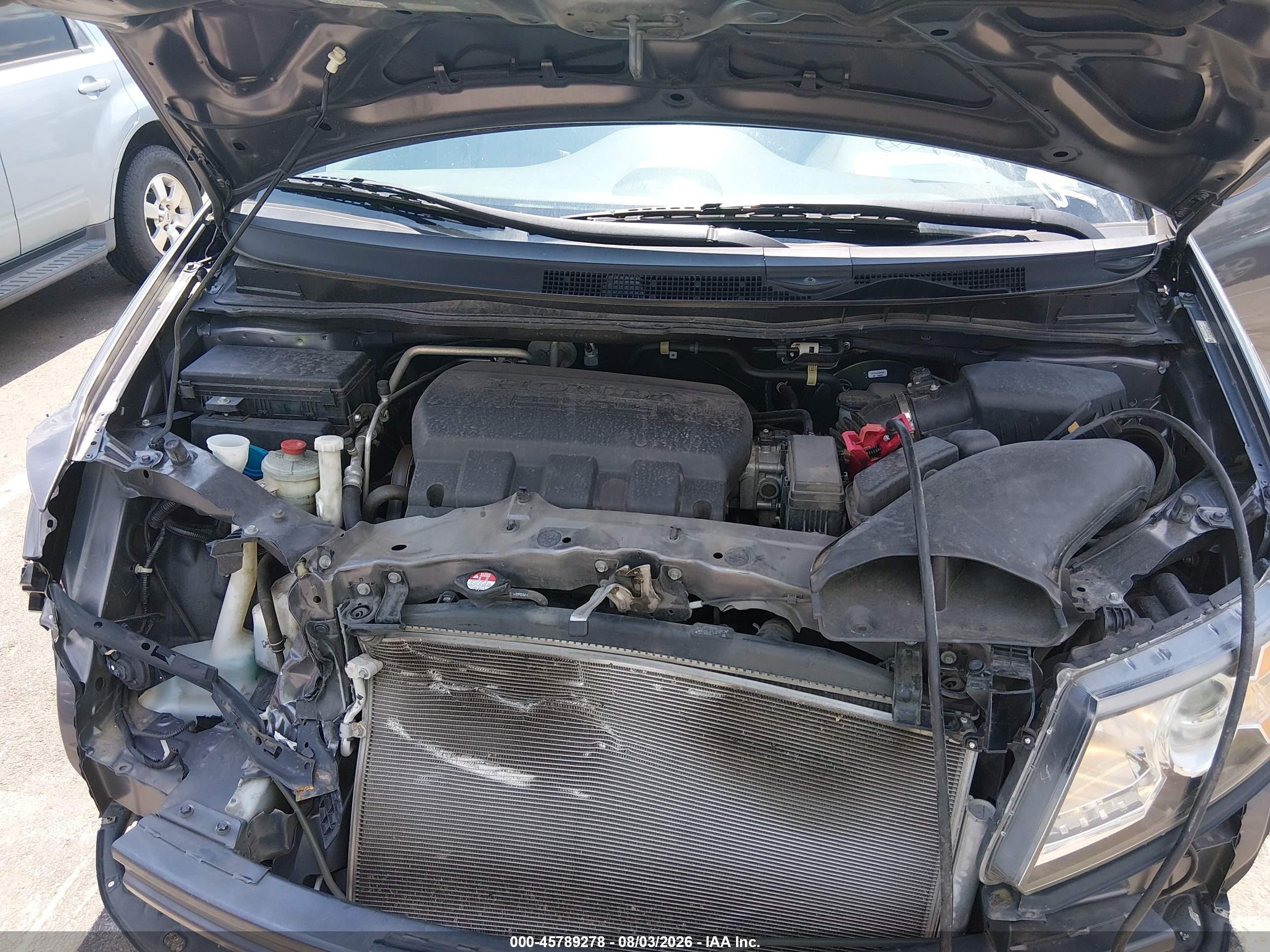2015 Honda Odyssey Ex-l Серый vin: 5FNRL5H66FB031526