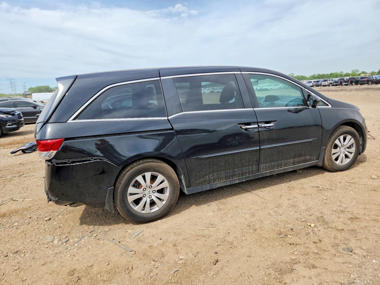 2015 Honda Odyssey Exl Черный vin: 5FNRL5H66FB039464