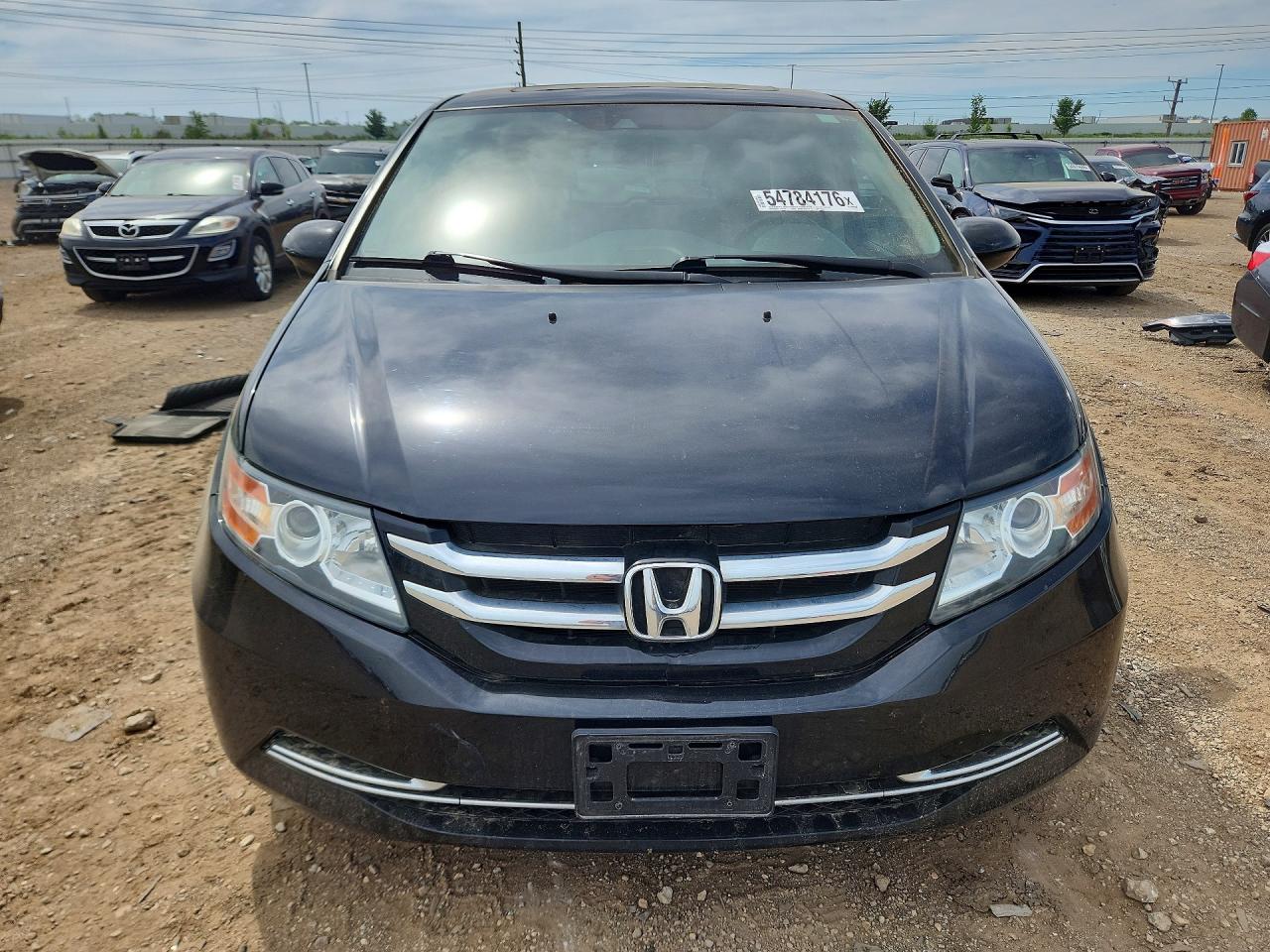2015 Honda Odyssey Exl Черный vin: 5FNRL5H66FB039464