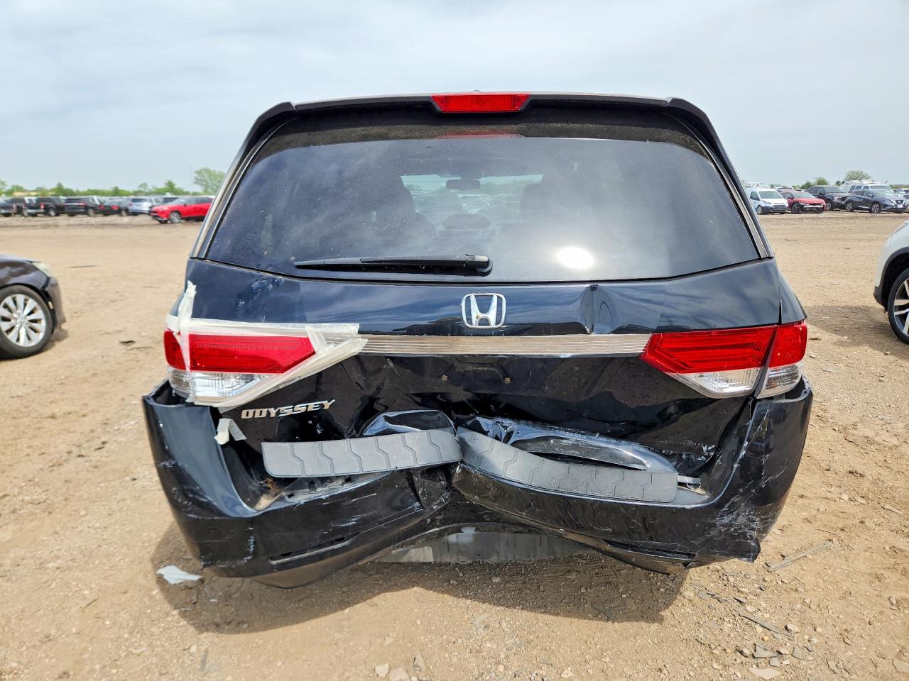 2015 Honda Odyssey Exl Черный vin: 5FNRL5H66FB039464