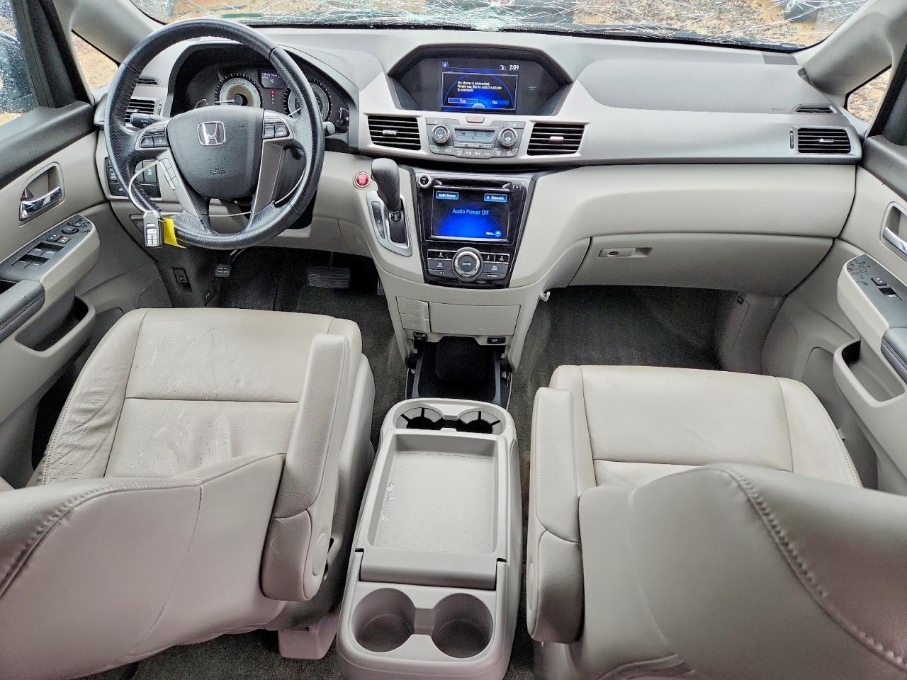 2015 Honda Odyssey Exl Blue vin: 5FNRL5H66FB041313