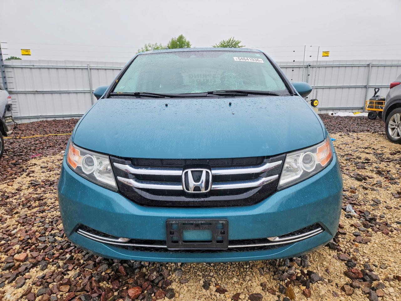 2015 Honda Odyssey Exl Blue vin: 5FNRL5H66FB041313