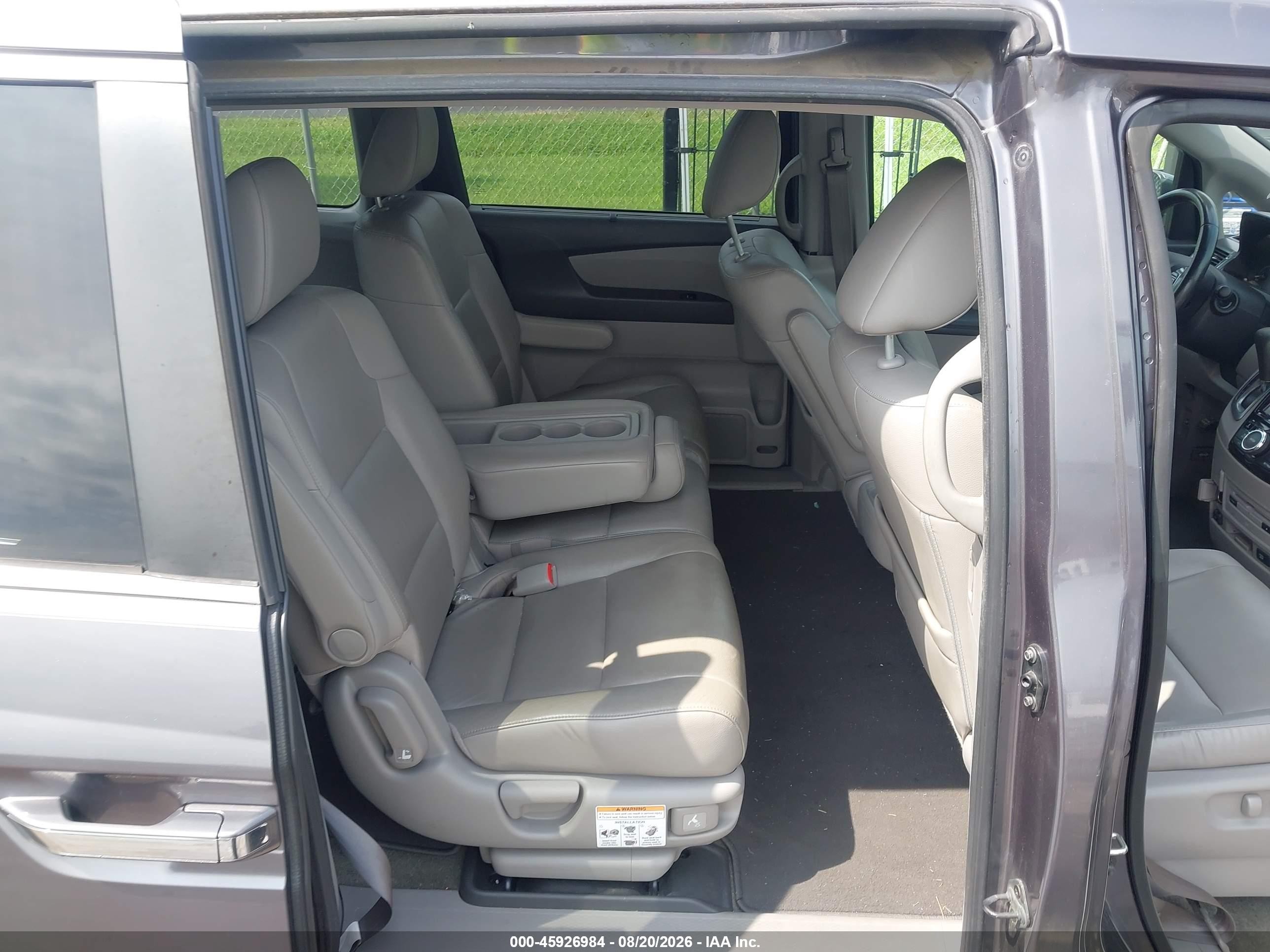 2015 Honda Odyssey Ex-l Серебряный vin: 5FNRL5H66FB048830