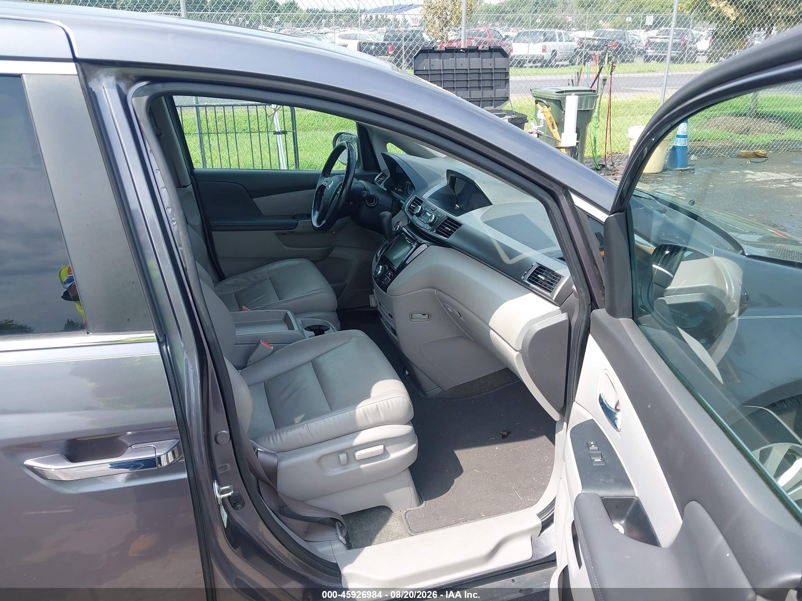2015 Honda Odyssey Ex-l Серебряный vin: 5FNRL5H66FB048830