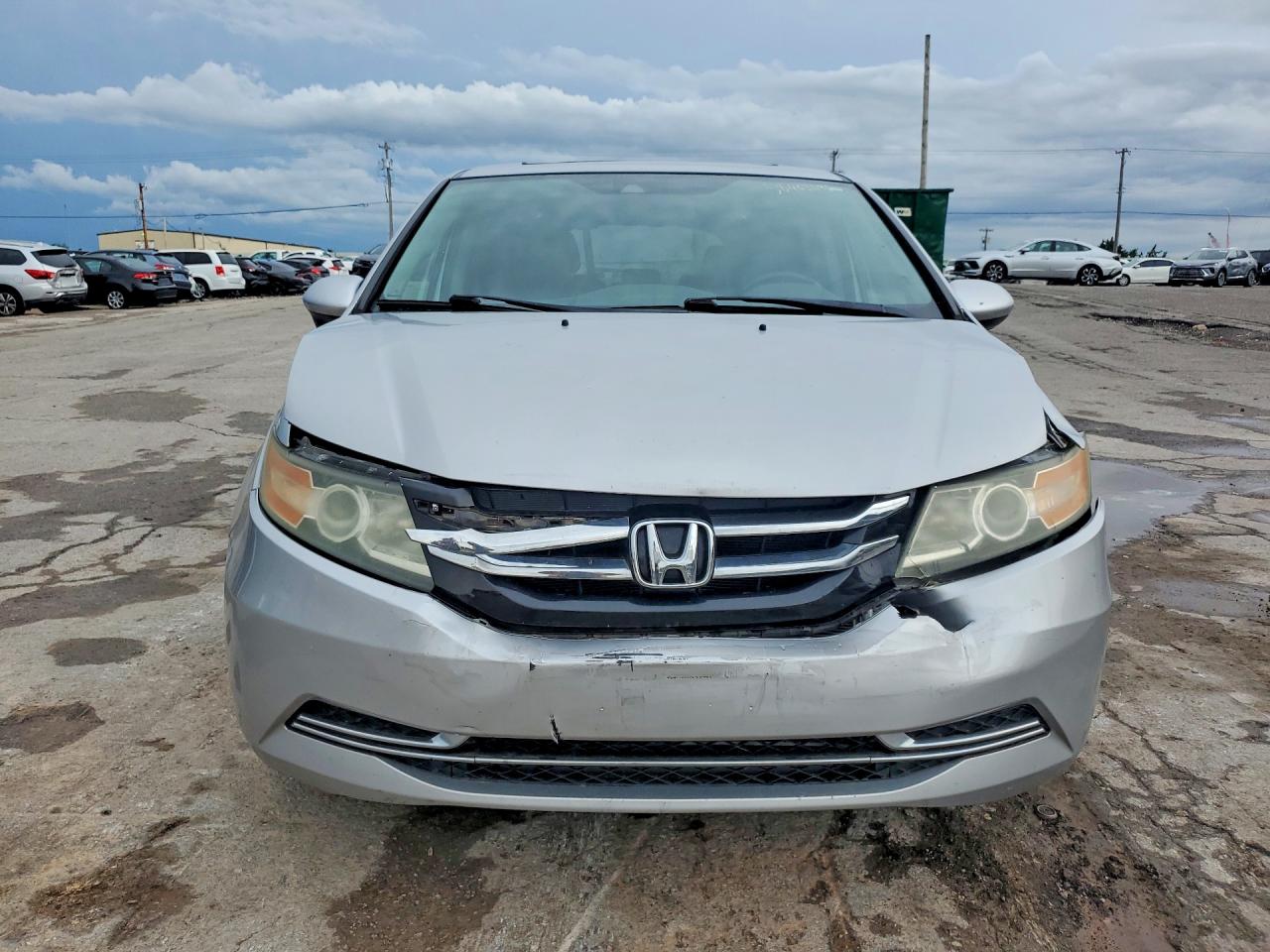 2015 Honda Odyssey Exl Silver vin: 5FNRL5H66FB057074