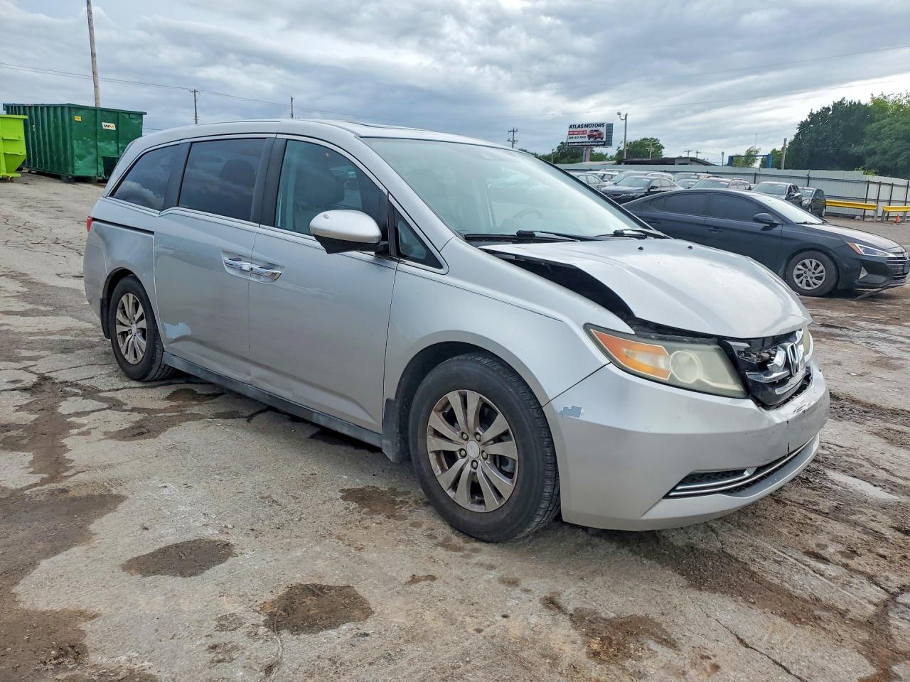2015 Honda Odyssey Exl Silver vin: 5FNRL5H66FB057074