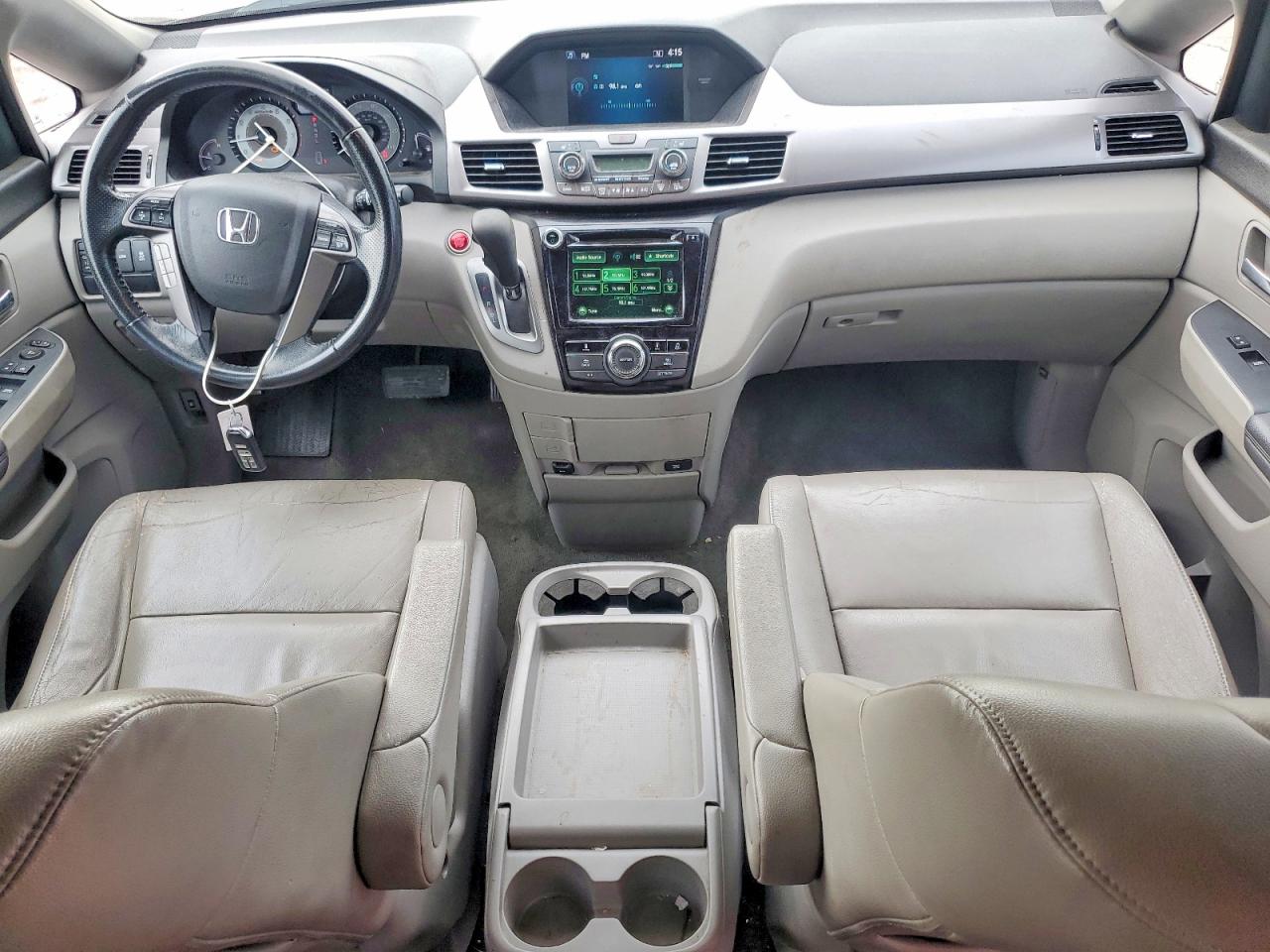 2015 Honda Odyssey Exl Silver vin: 5FNRL5H66FB057074