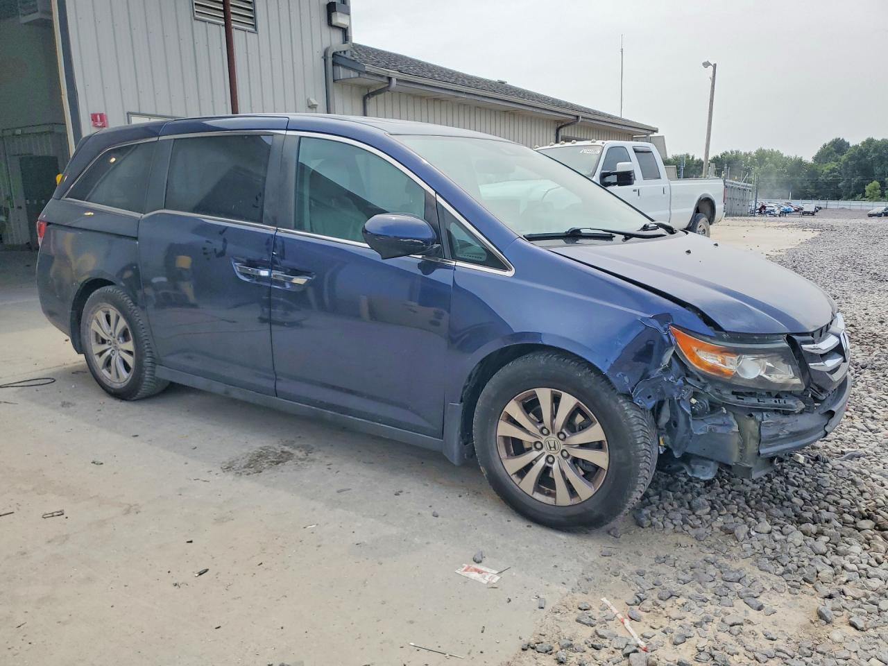 2015 Honda Odyssey Exl Blue vin: 5FNRL5H66FB059150