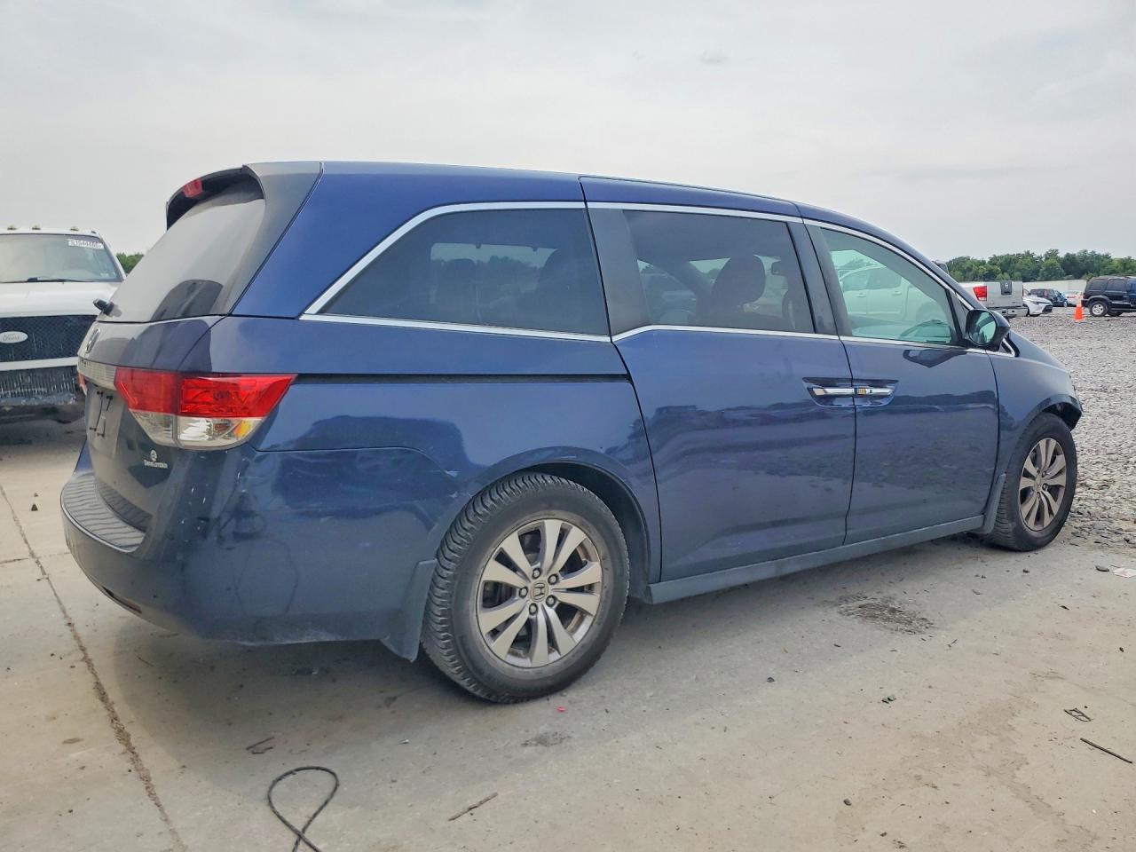 2015 Honda Odyssey Exl Blue vin: 5FNRL5H66FB059150