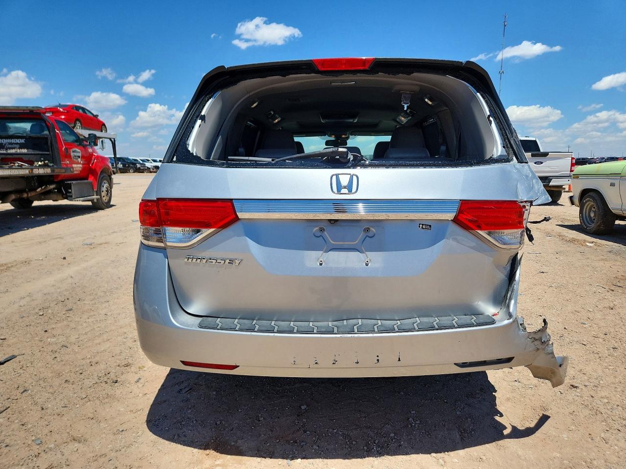2015 Honda Odyssey Exl Silver vin: 5FNRL5H66FB063411