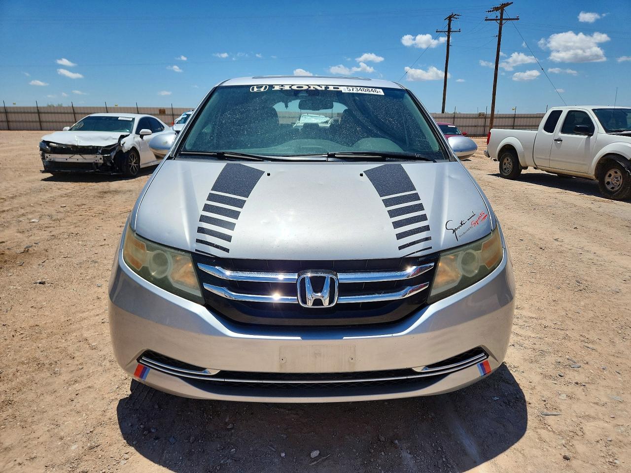 2015 Honda Odyssey Exl Silver vin: 5FNRL5H66FB063411