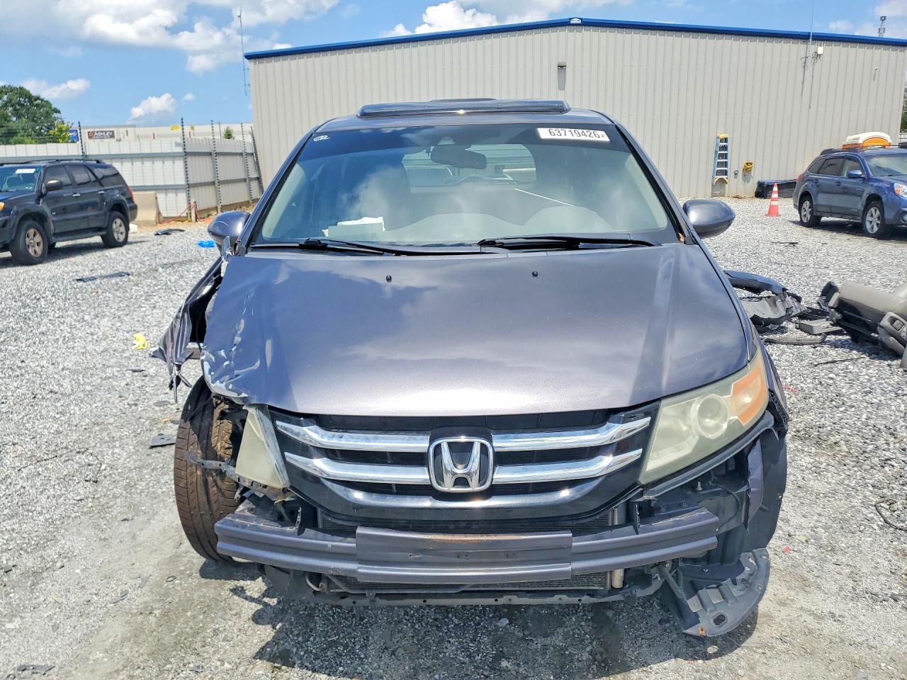 2015 Honda Odyssey Exl Серый vin: 5FNRL5H66FB067541