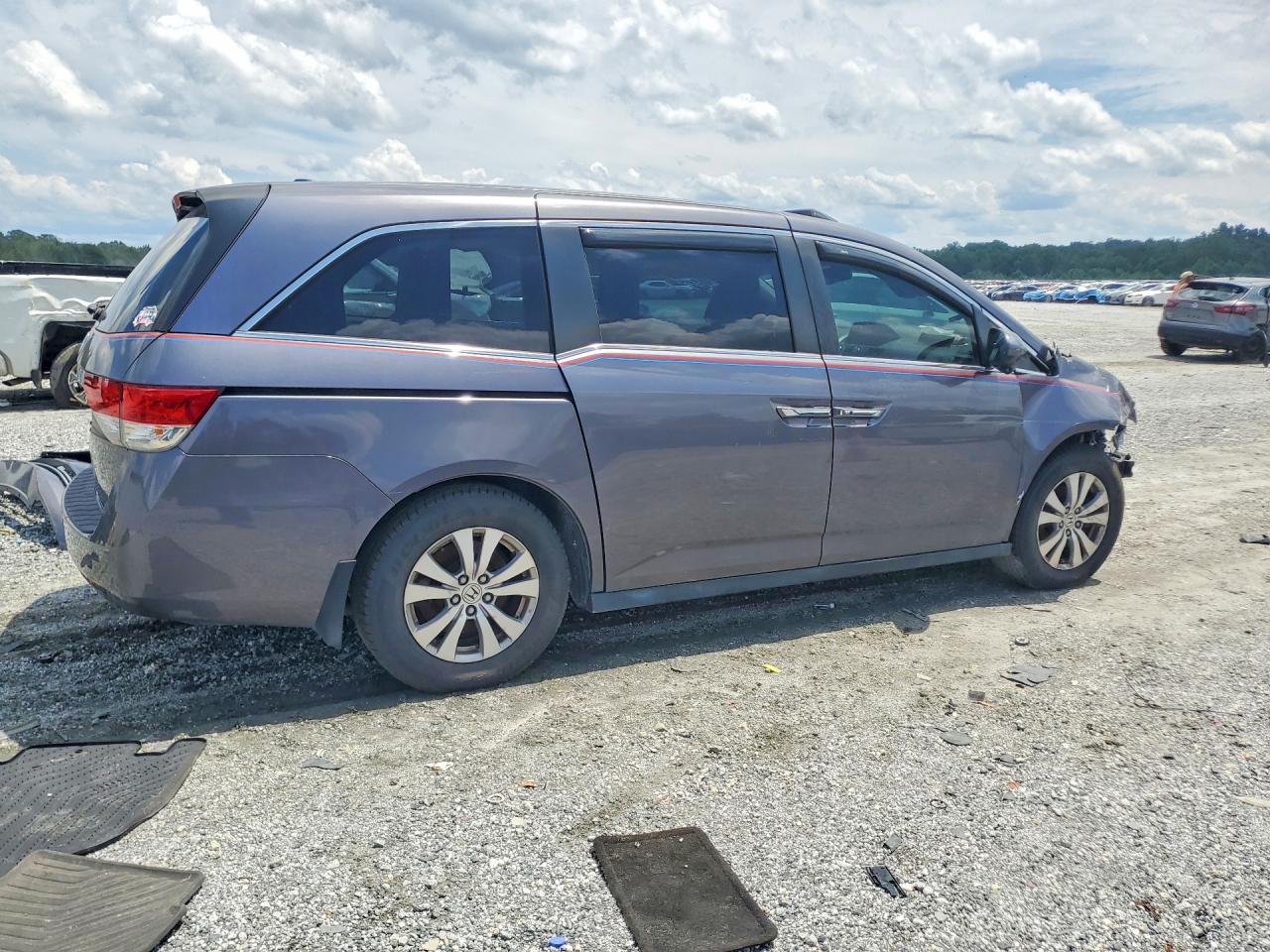 2015 Honda Odyssey Exl Серый vin: 5FNRL5H66FB067541