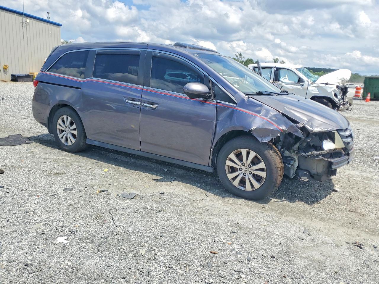 2015 Honda Odyssey Exl Серый vin: 5FNRL5H66FB067541