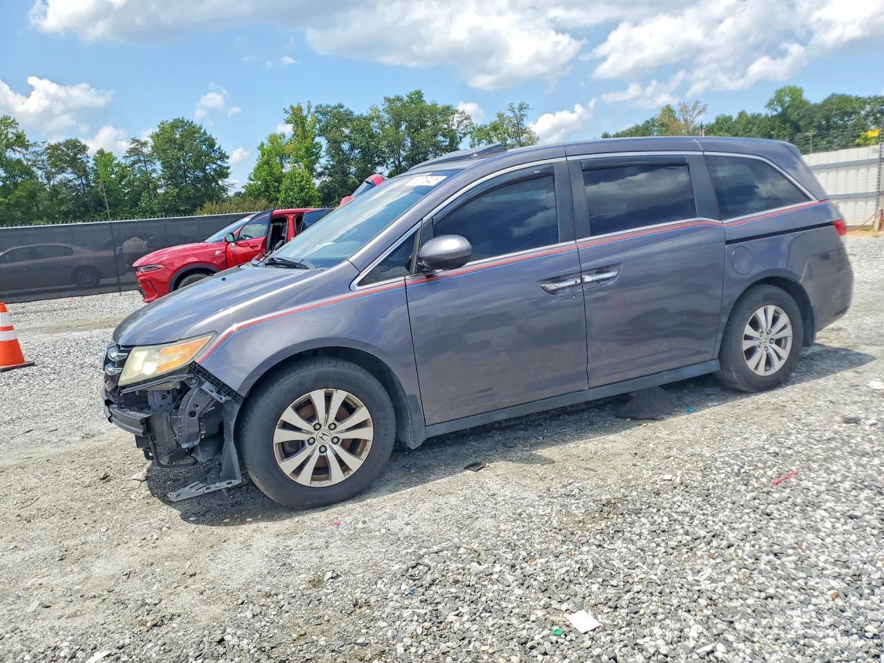 2015 Honda Odyssey Exl Gray vin: 5FNRL5H66FB067541