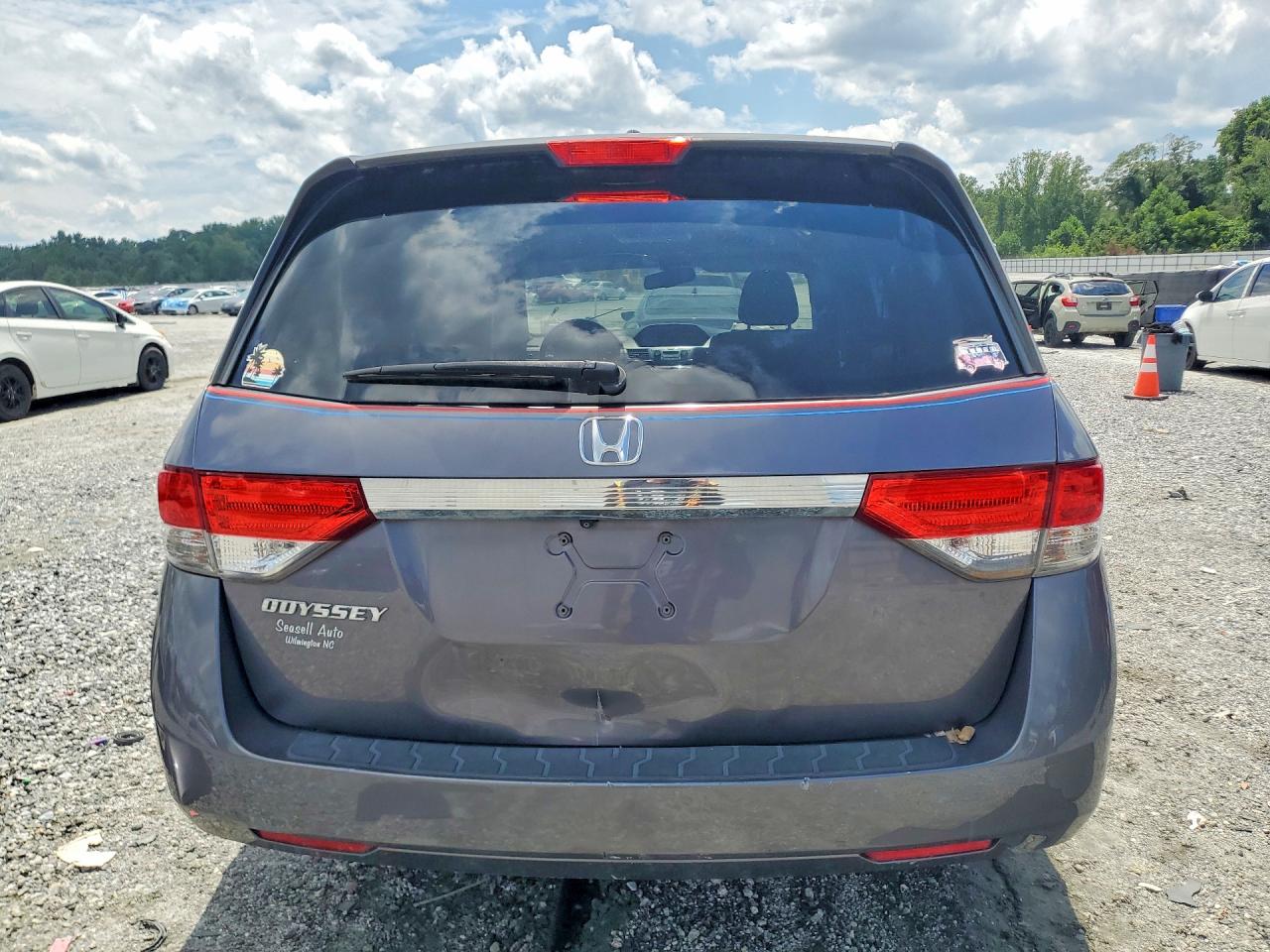 2015 Honda Odyssey Exl Серый vin: 5FNRL5H66FB067541