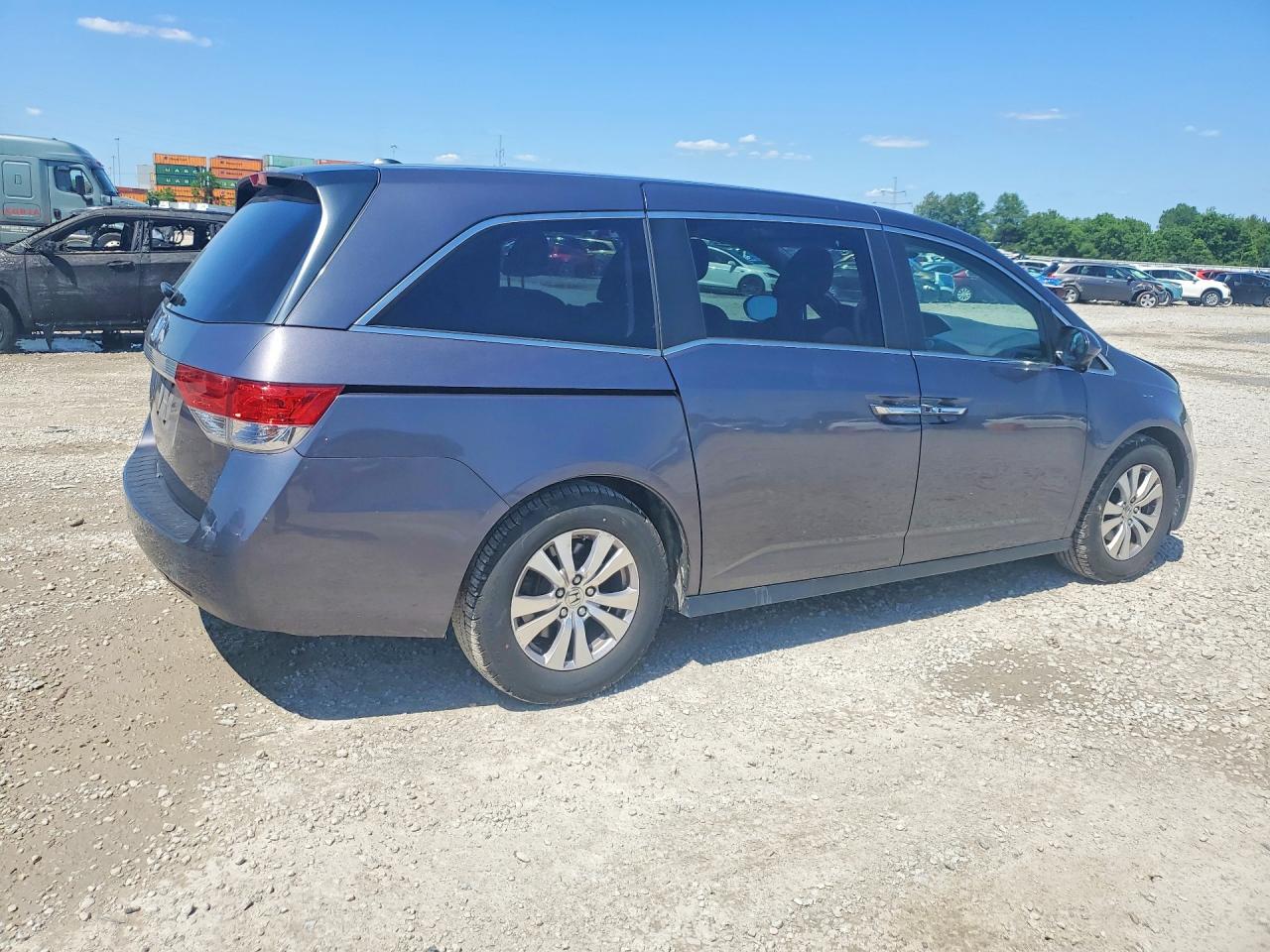 2015 Honda Odyssey Exl Серый vin: 5FNRL5H66FB100019