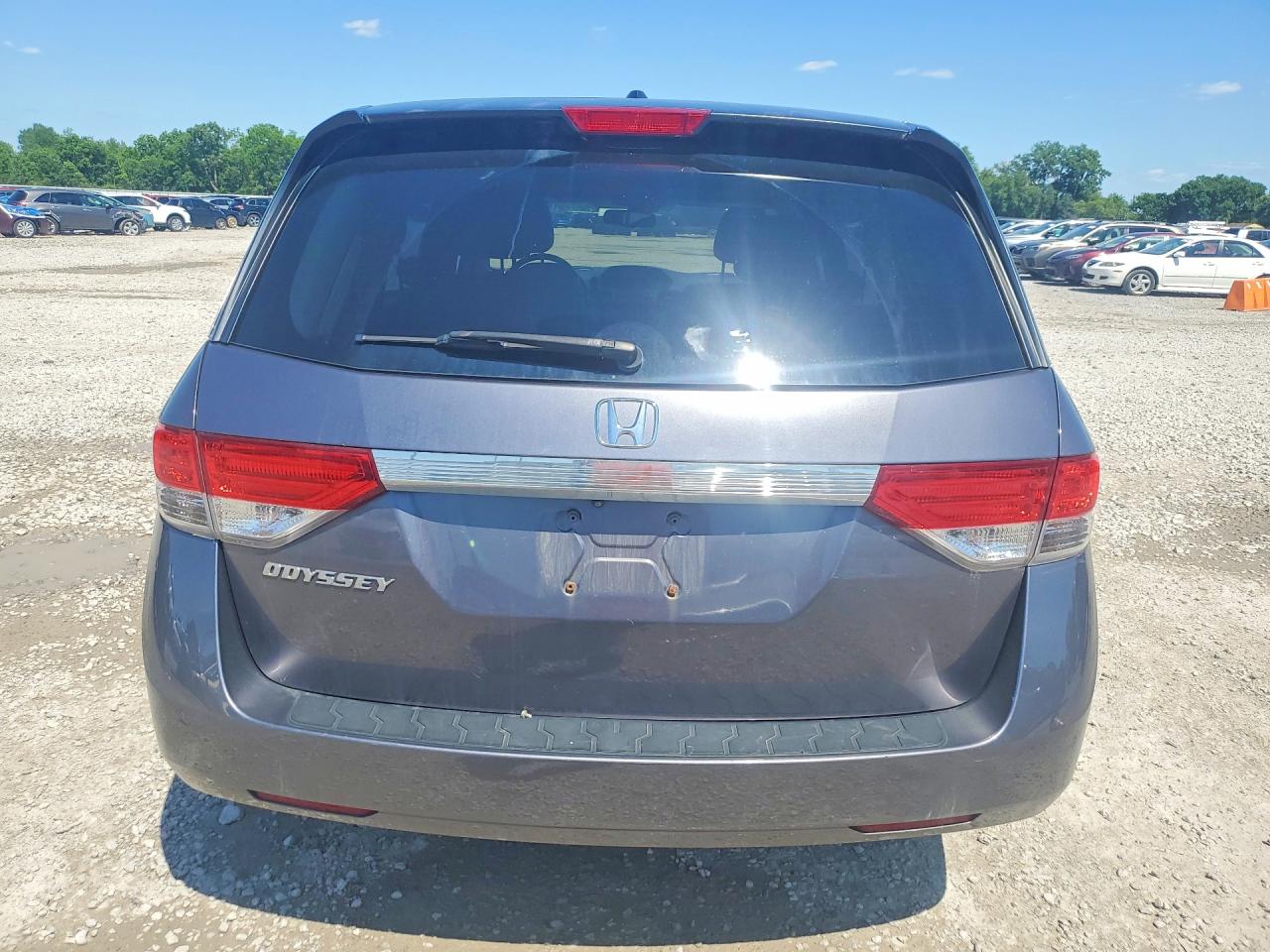2015 Honda Odyssey Exl Серый vin: 5FNRL5H66FB100019