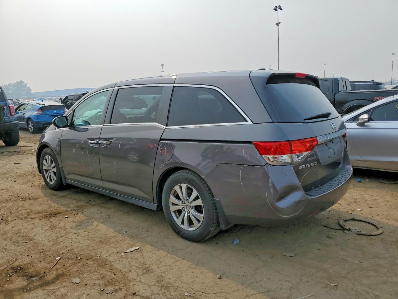2015 Honda Odyssey Exl Gray vin: 5FNRL5H66FB106239