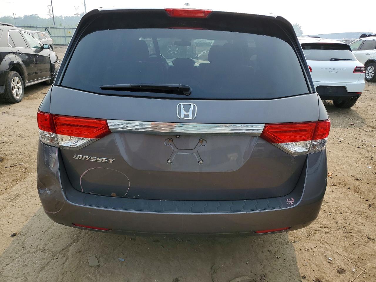 2015 Honda Odyssey Exl Gray vin: 5FNRL5H66FB106239