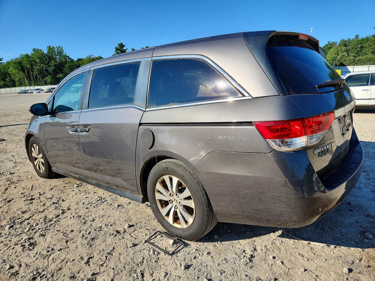 2015 Honda Odyssey Exl Gray vin: 5FNRL5H66FB109657