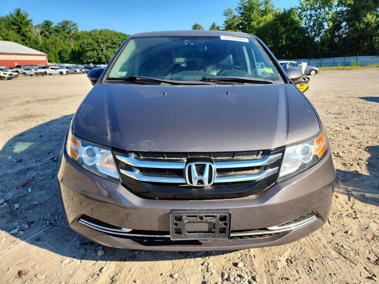 2015 Honda Odyssey Exl Gray vin: 5FNRL5H66FB109657